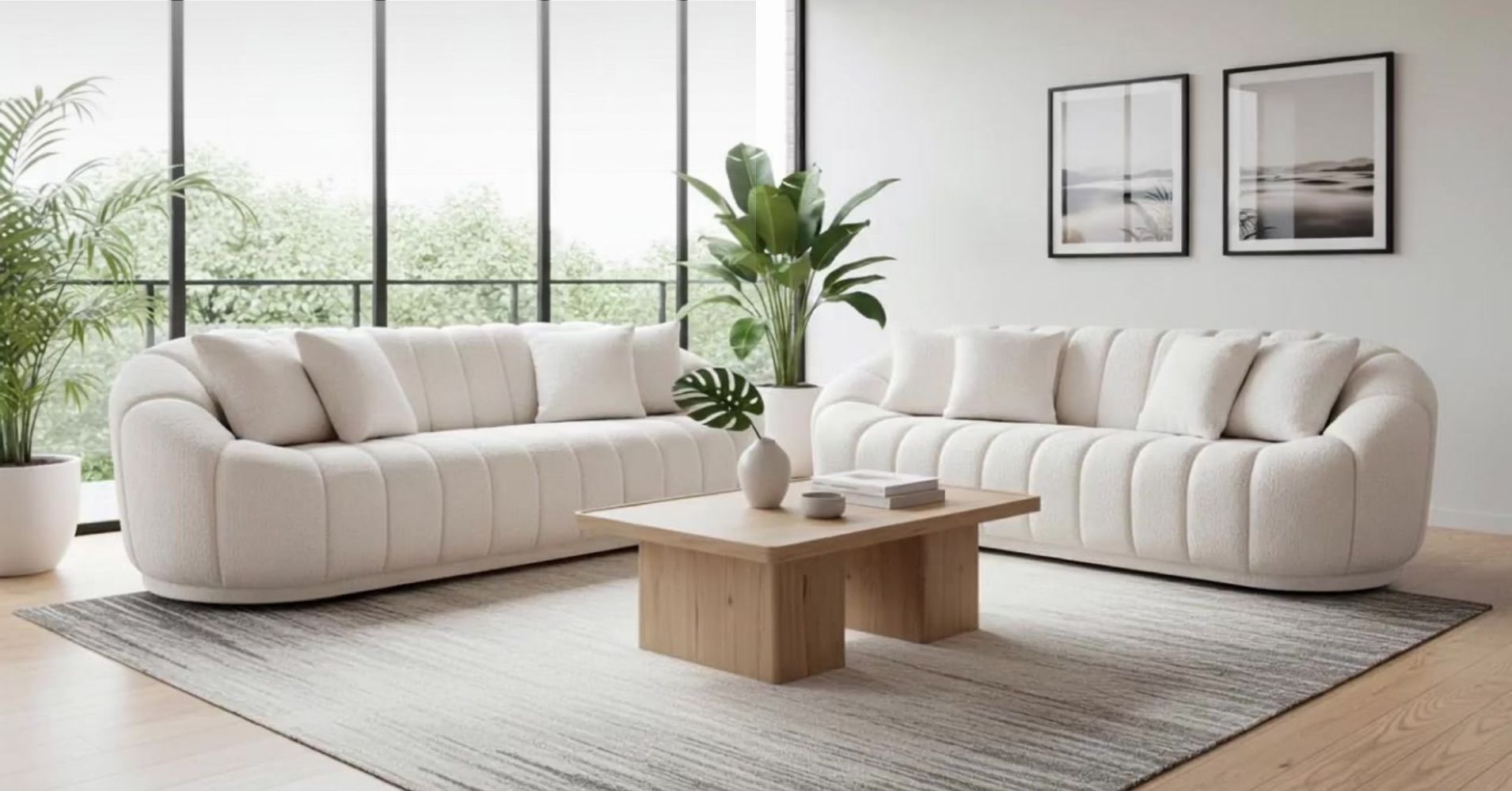 sofa and loveseat