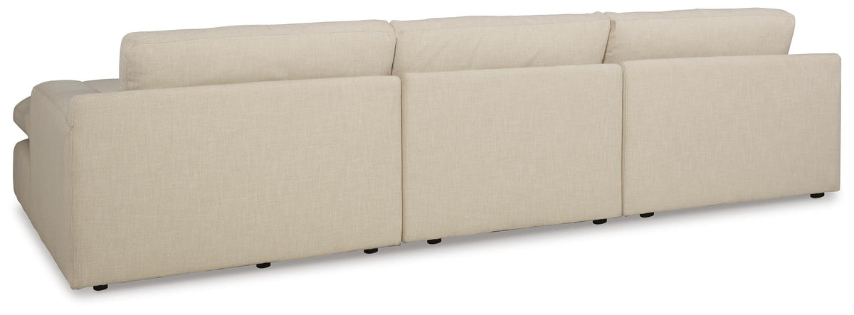 Elyza 3-Piece Sectional with Chaise - Right-Arm Chaise