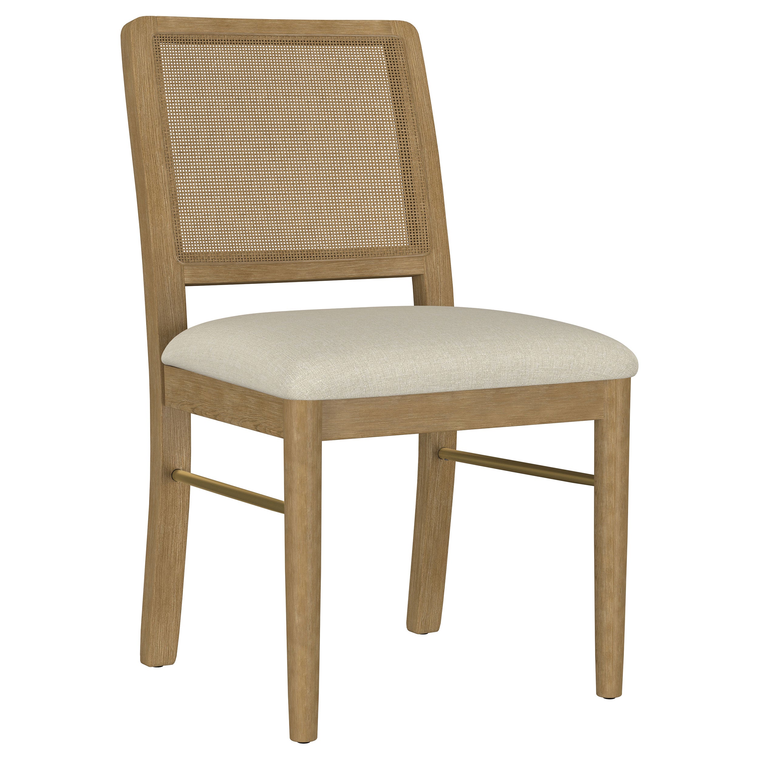 Arini Sand Rattan Cane Dining Side Chair - Set of 2