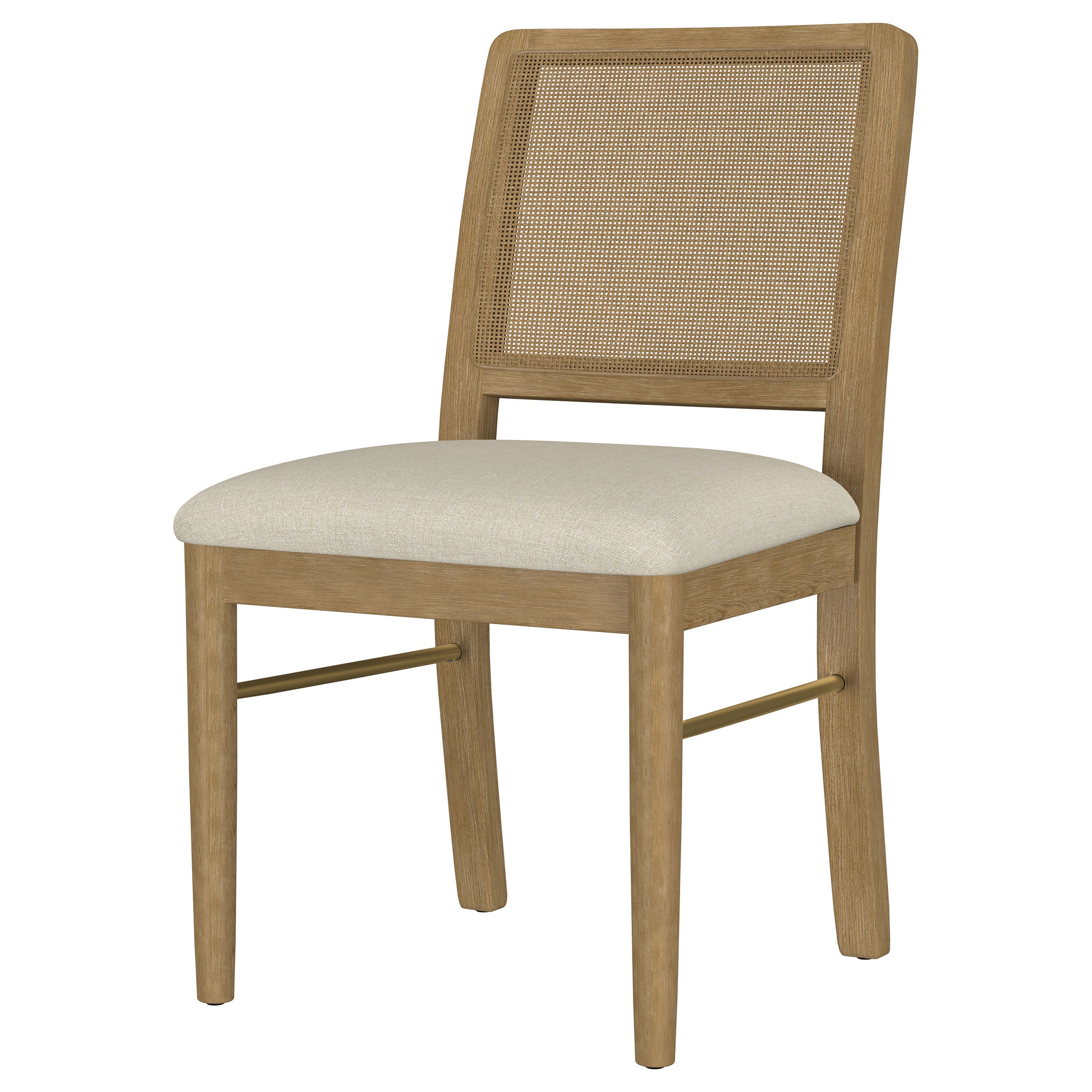 Arini Sand Rattan Cane Dining Side Chair - Set of 2