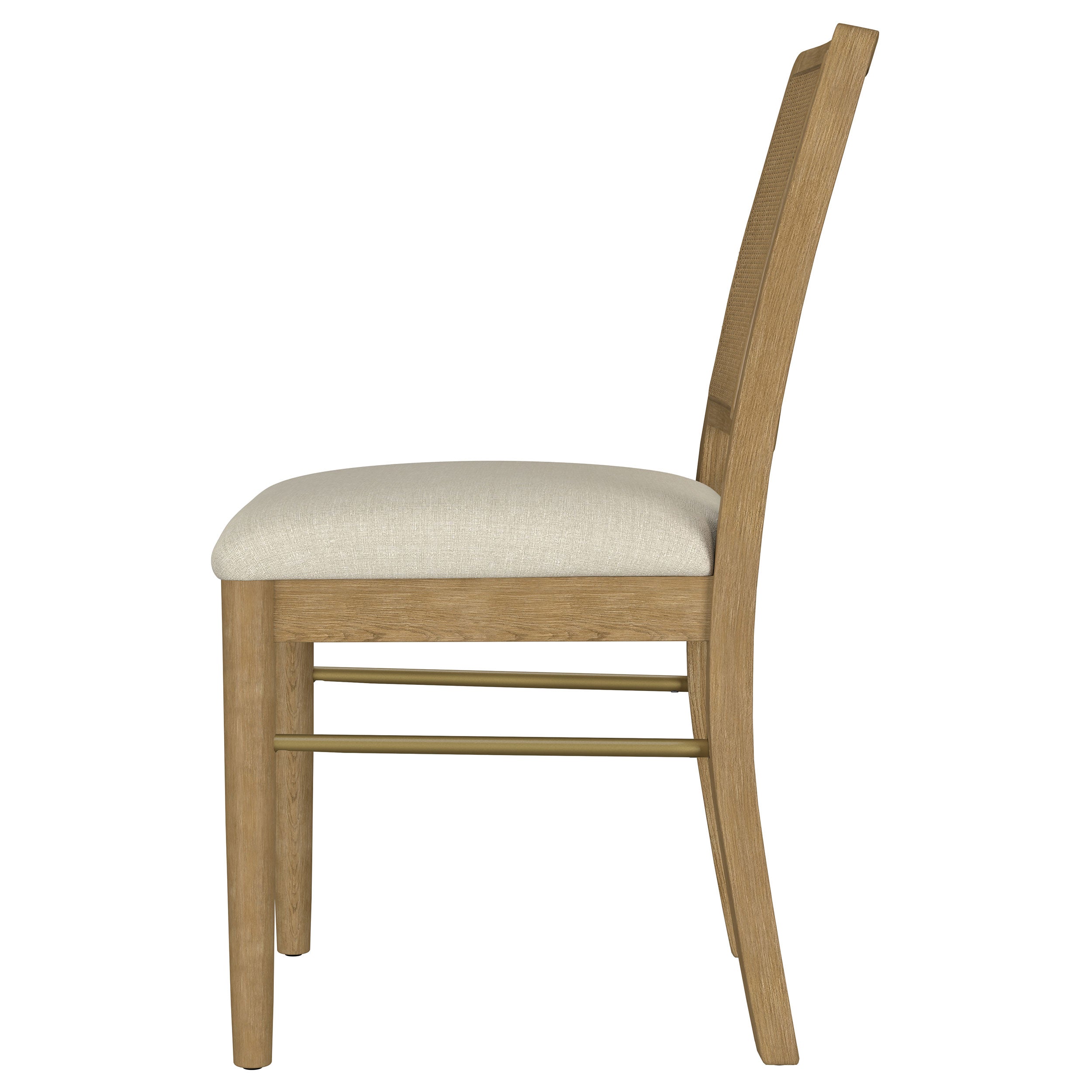 Arini Sand Rattan Cane Dining Side Chair - Set of 2