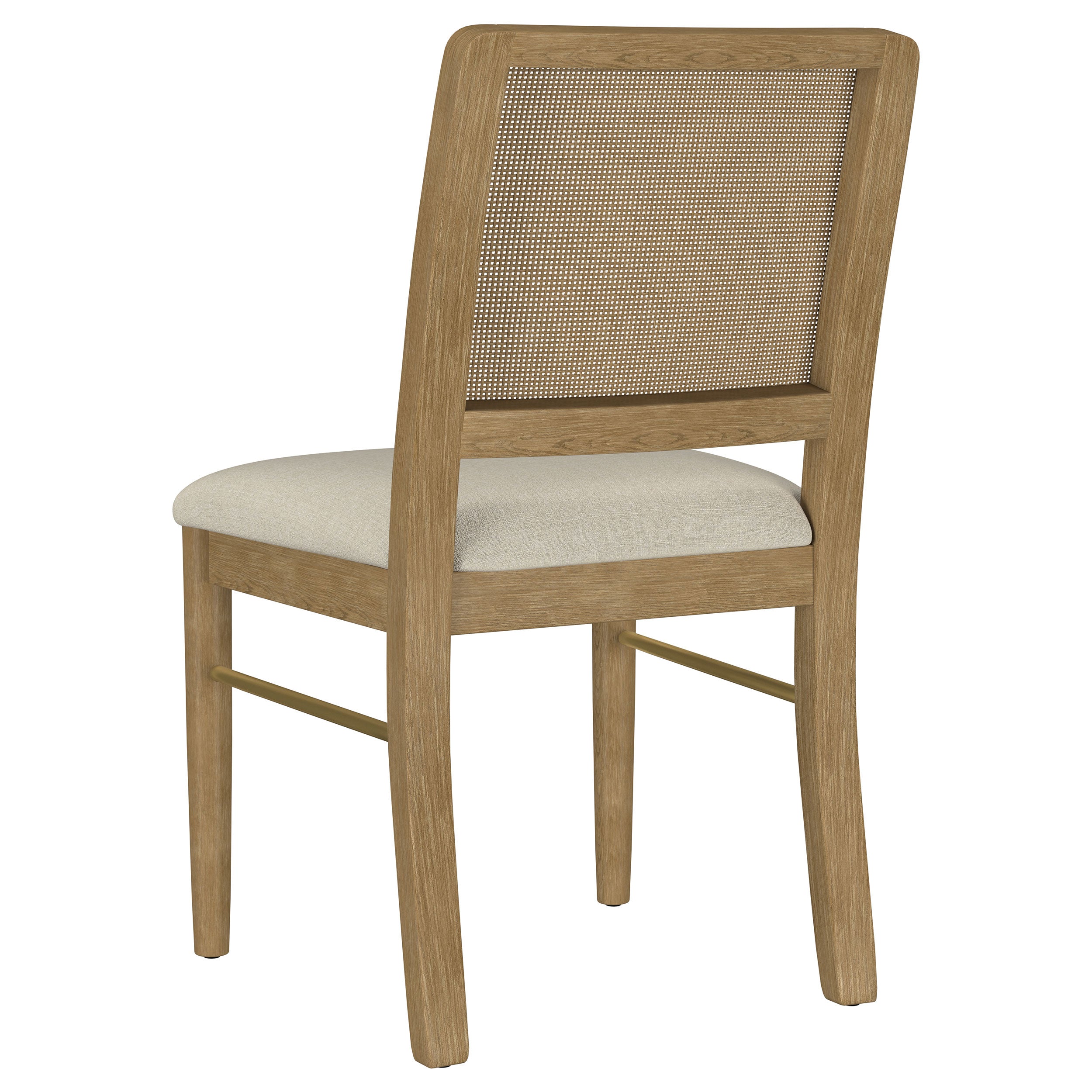 Arini Sand Rattan Cane Dining Side Chair - Set of 2