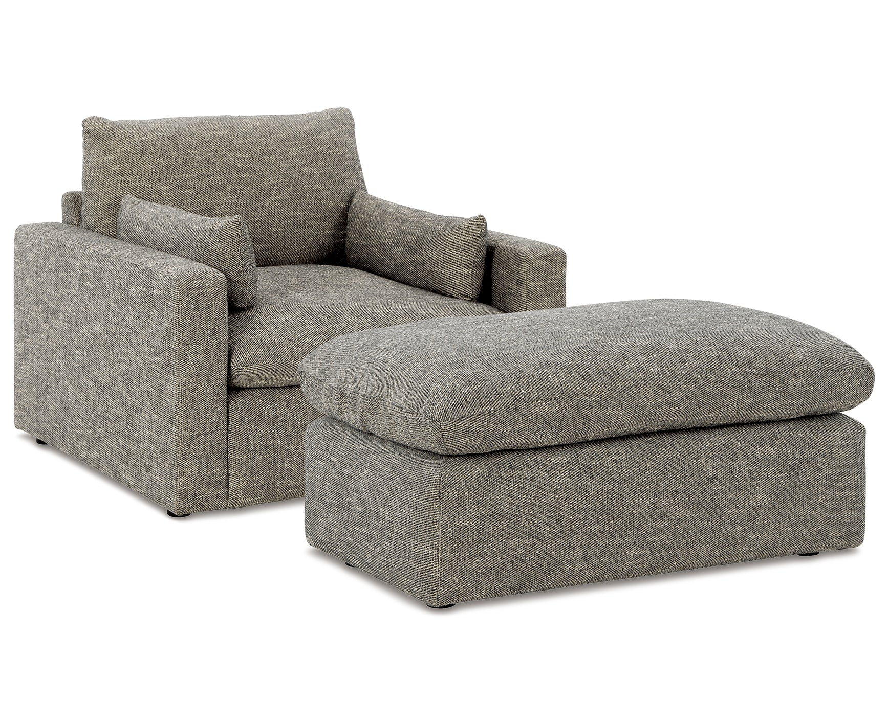 Dramatic Chair and Ottoman