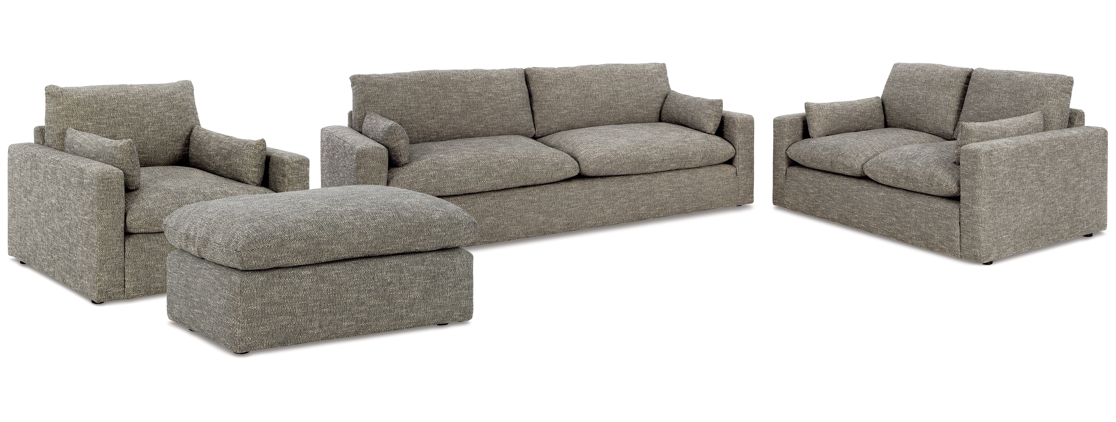 Dramatic Sofa, Loveseat, Chair and Ottoman