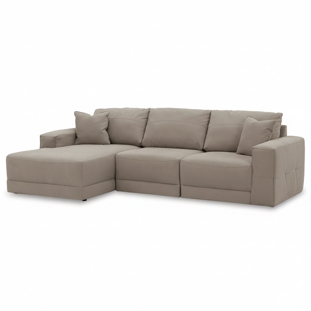 Next-Gen Gaucho 3-Piece Sectional with Chaise - Gray