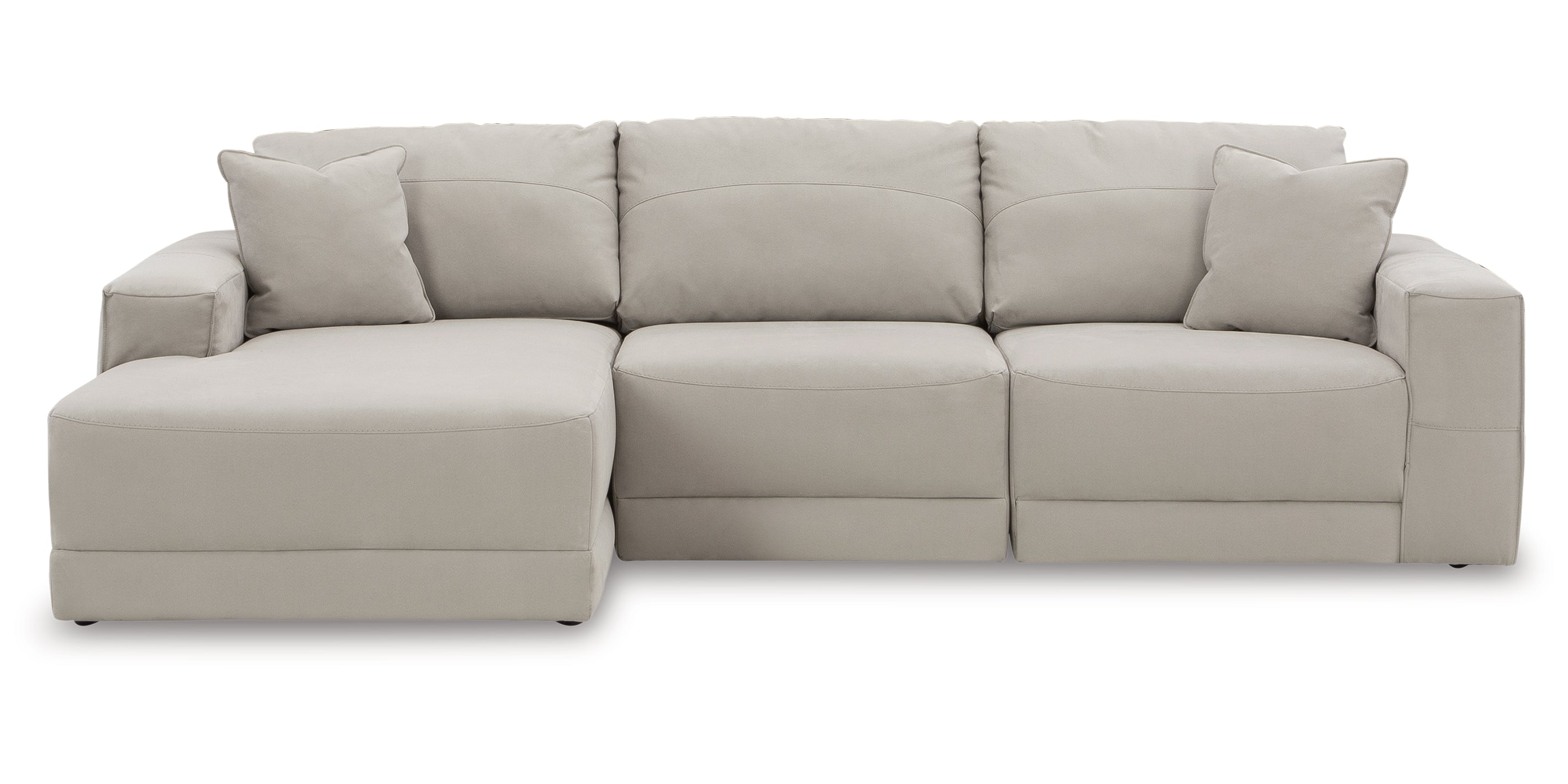 Next-Gen Gaucho 3-Piece Sectional with Chaise - Gray