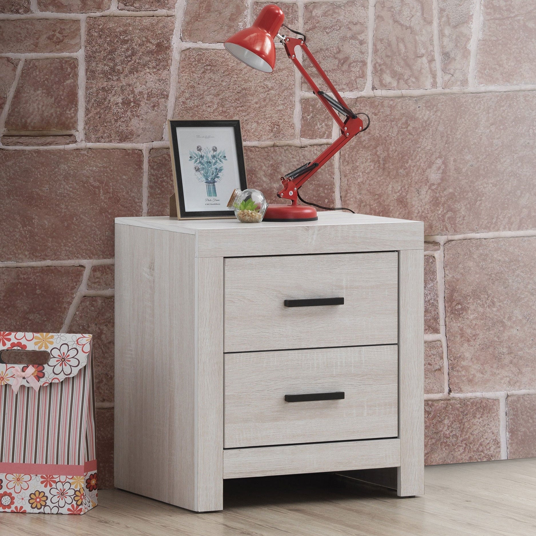 Brantford 2-drawer Nightstand Coastal White