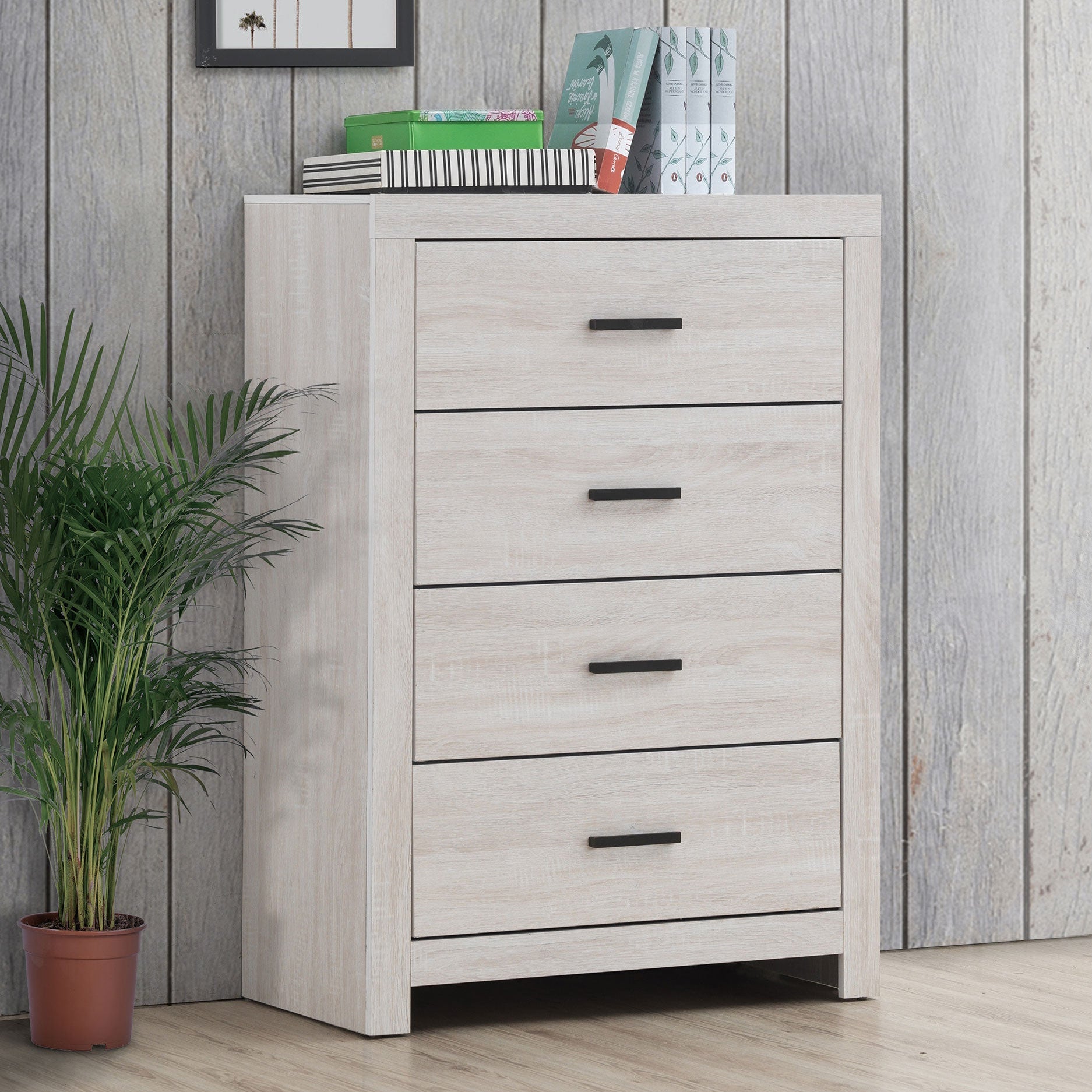 Brantford 4-drawer Bedroom Chest Coastal White