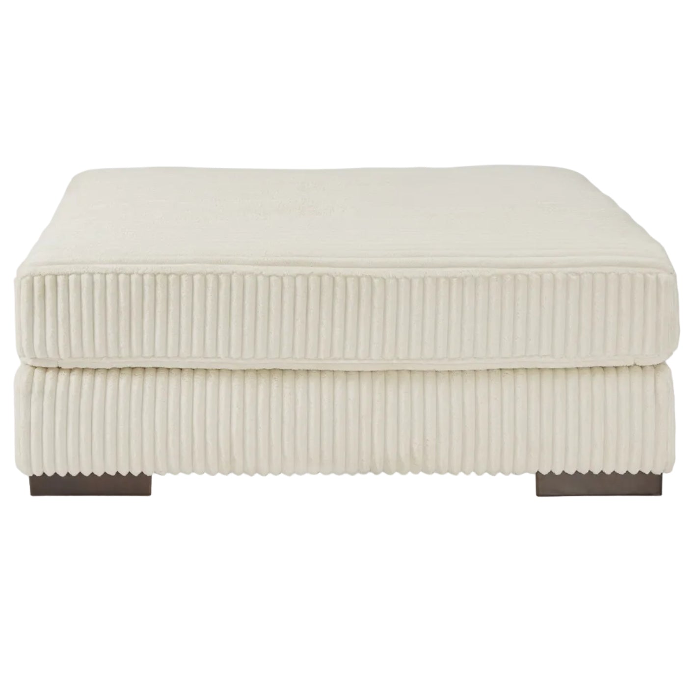 Lindyn Oversized Accent Ottoman - Ivory