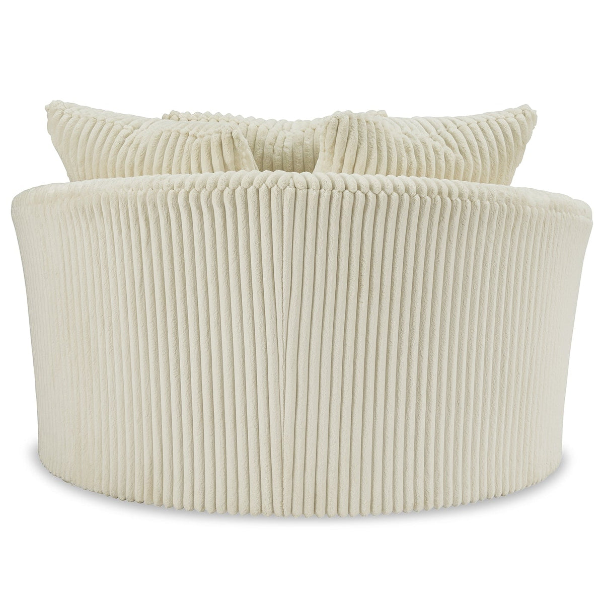 Lindyn Oversized Swivel Accent Chair - Ivory