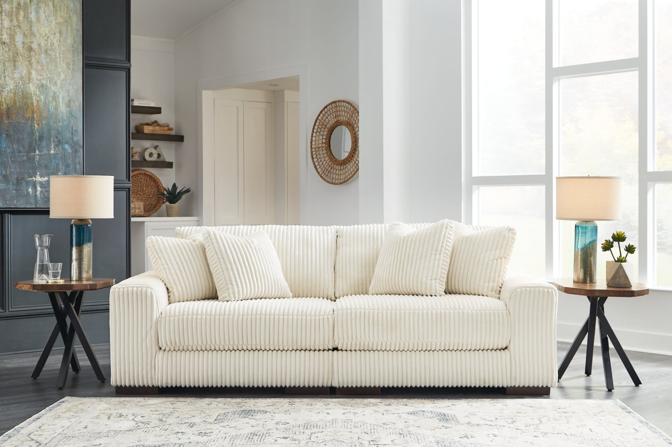 Lindyn 2-Piece Sofa - Ivory