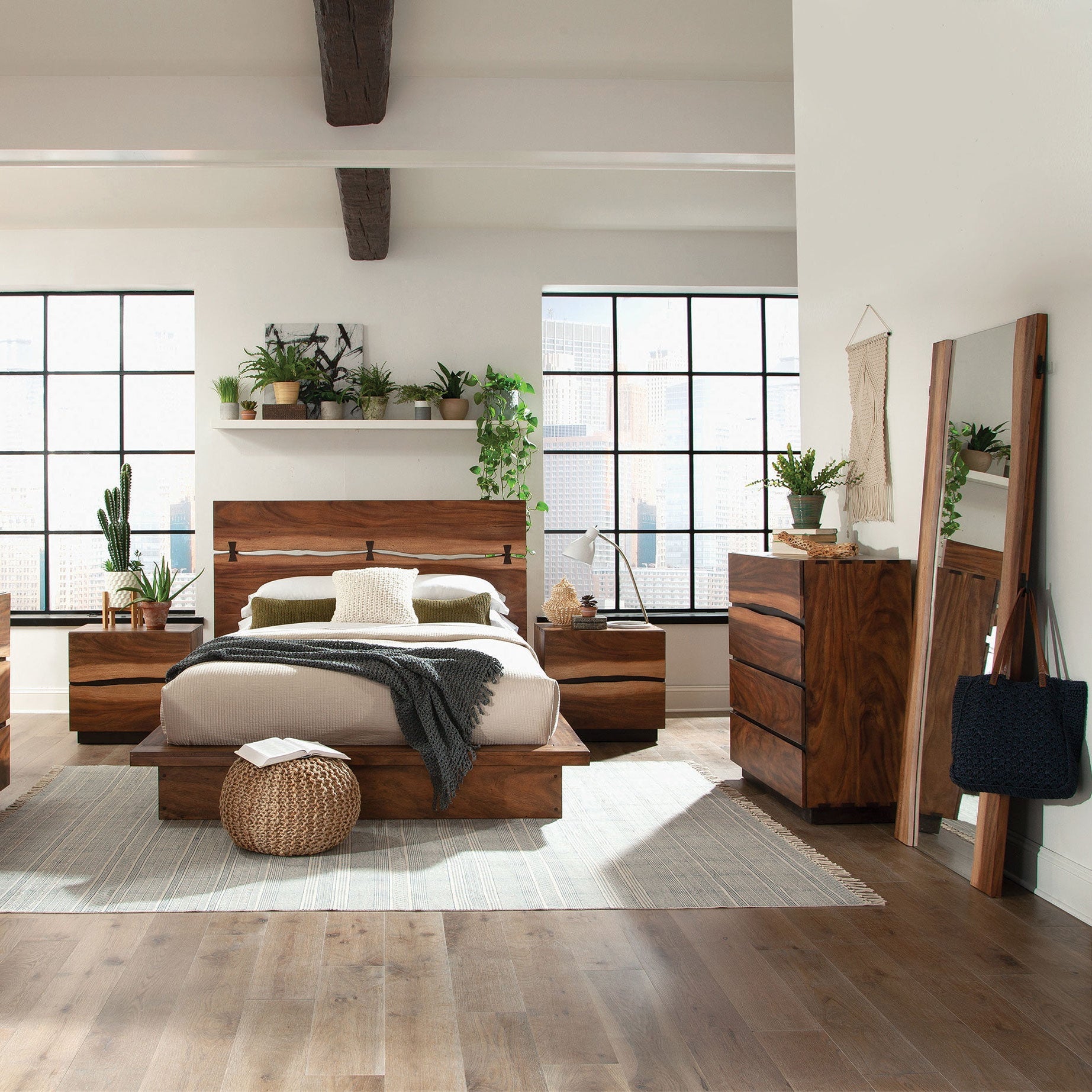 Winslow 6-drawer Dresser Smokey Walnut