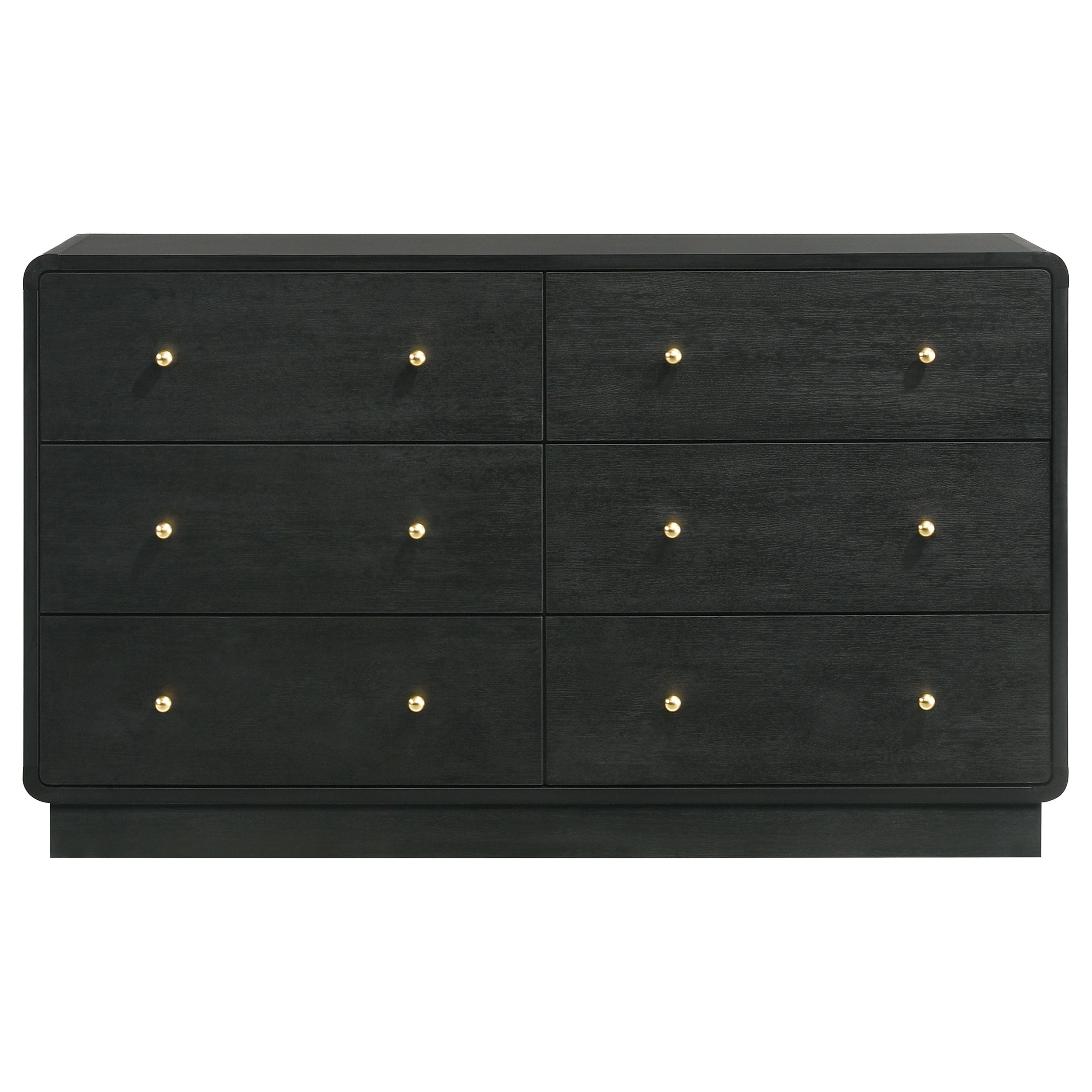 Cavelle 6-drawer Dresser Black