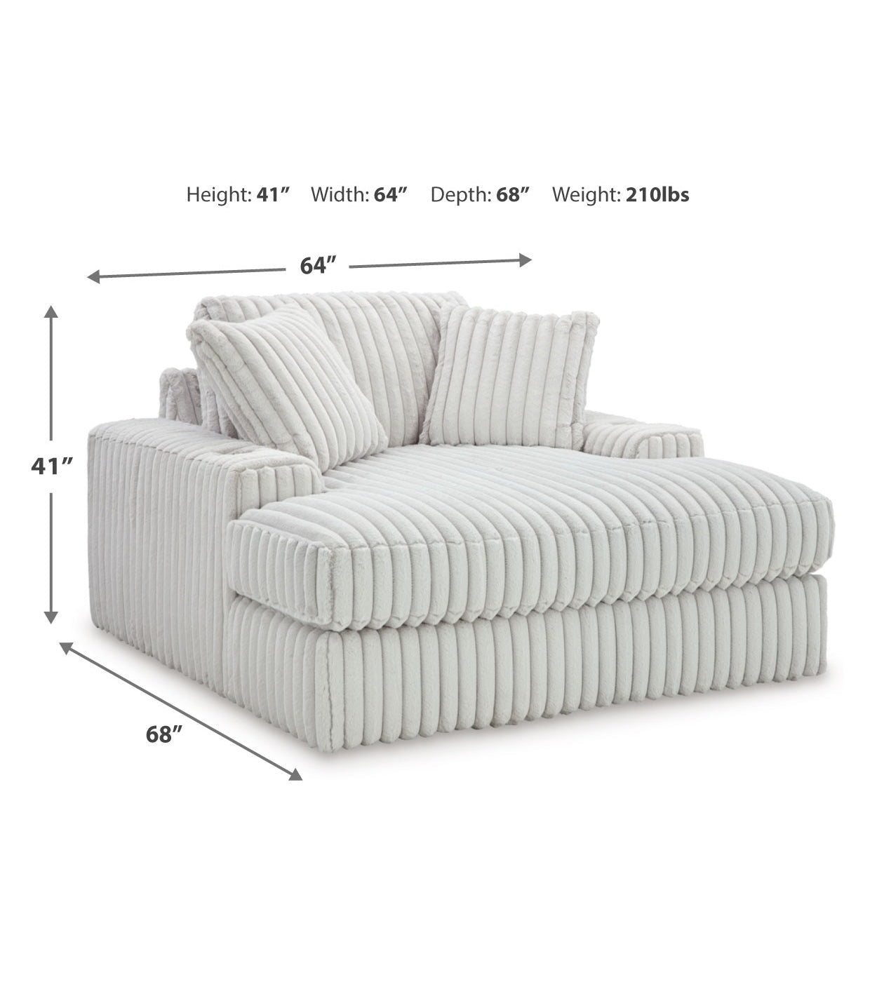 Stupendous Oversized Chaise