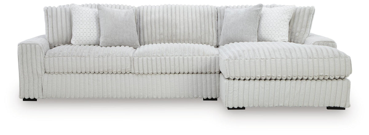 Stupendous 2-Piece Sectional with Chaise - Right-Arm Chaise
