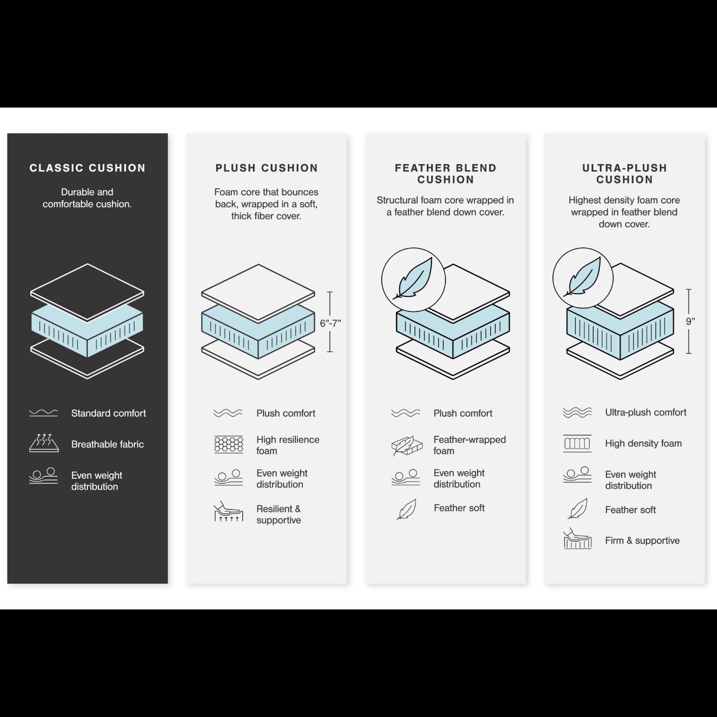 Midnight-Madness Oversized Accent Ottoman