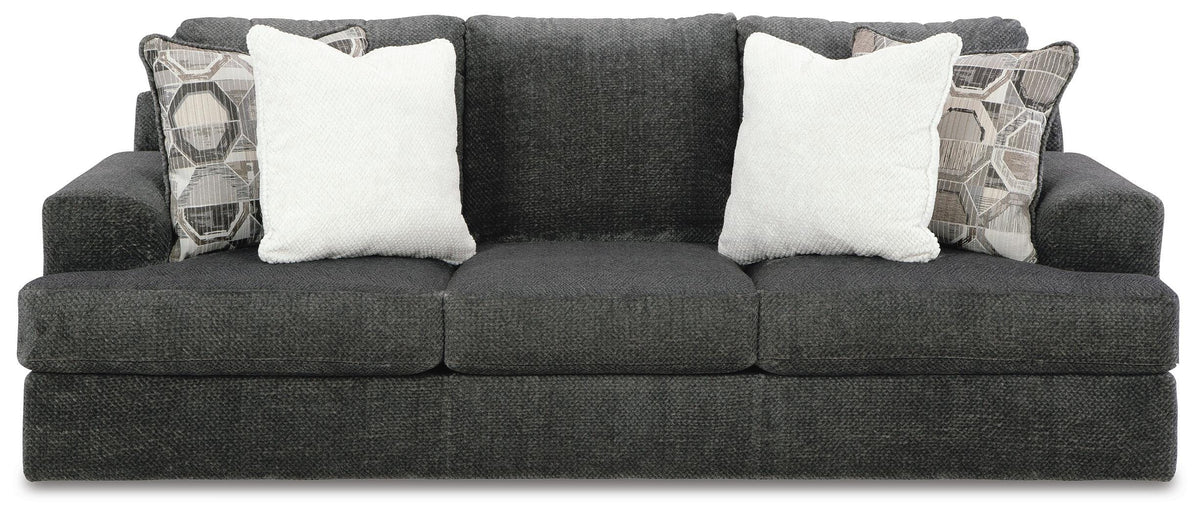 Karinne Sofa and Loveseat - Smoke