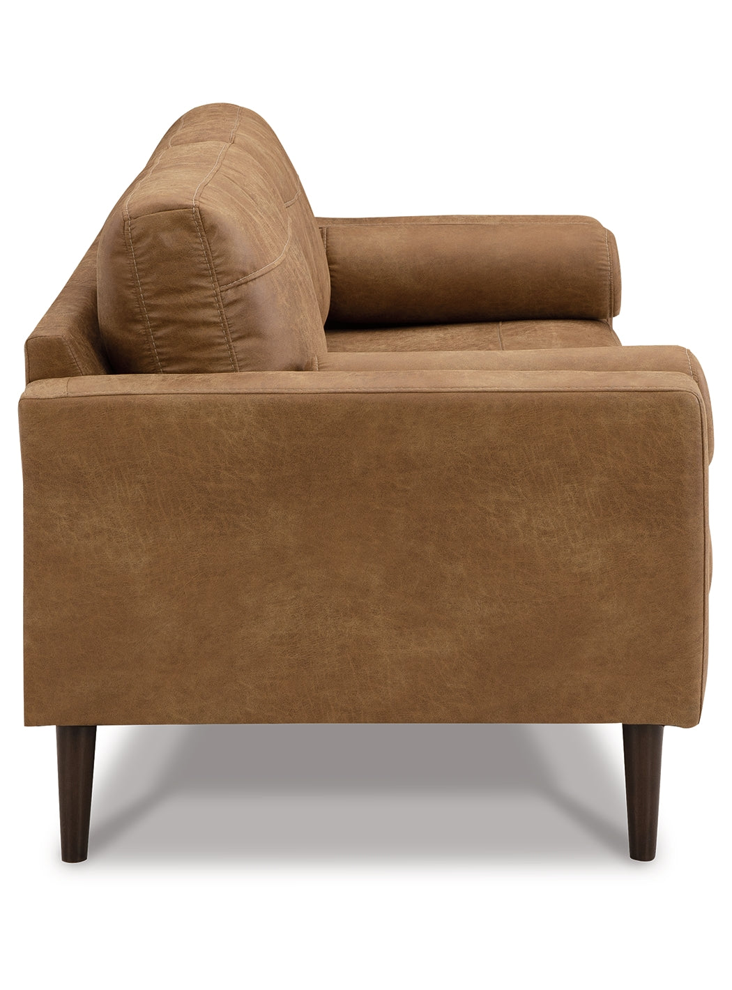 Telora Vegan Tan Leather Sofa