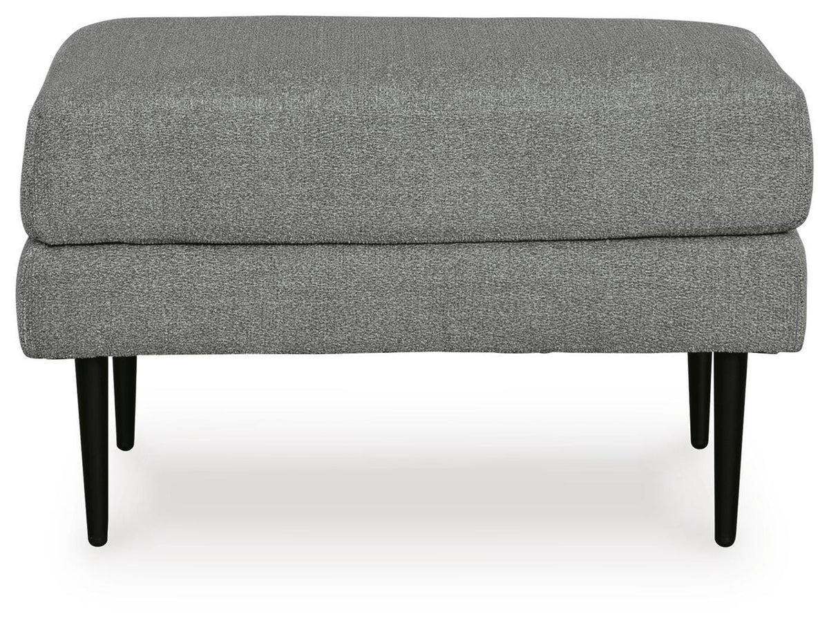 Hazela Ottoman - Charcoal