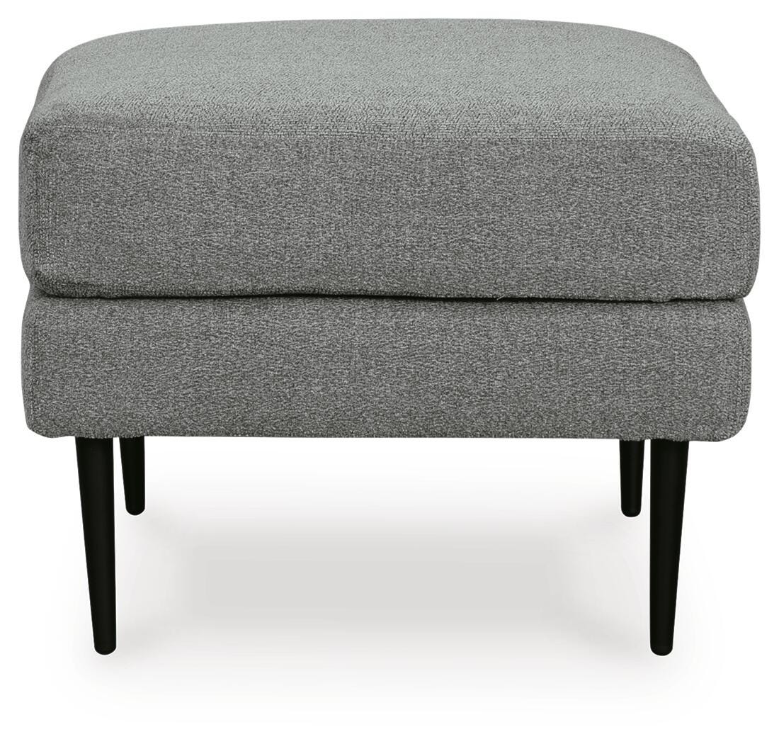 Hazela Ottoman - Charcoal