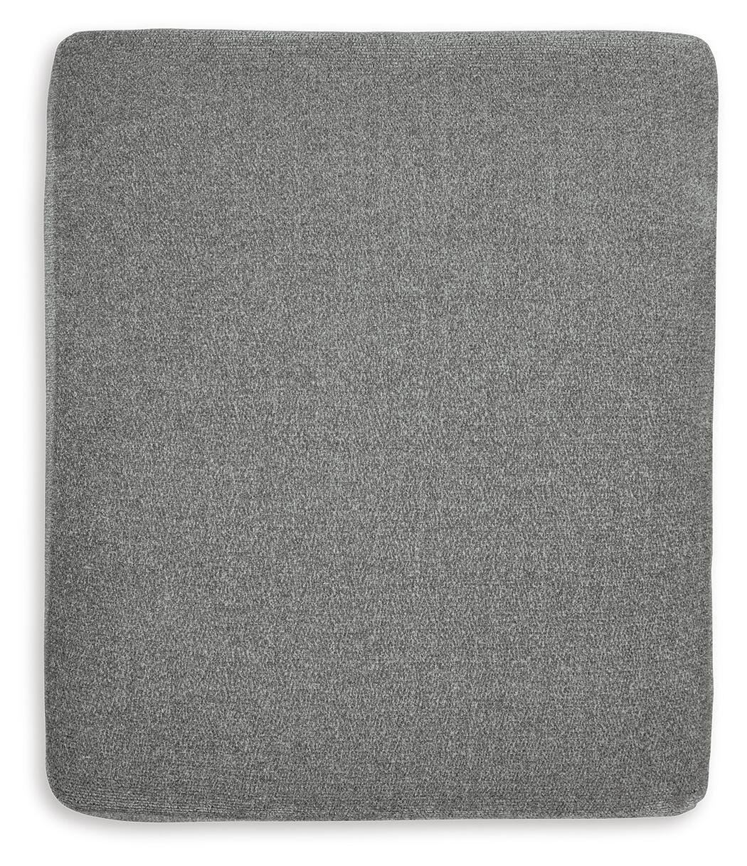 Hazela Ottoman - Charcoal