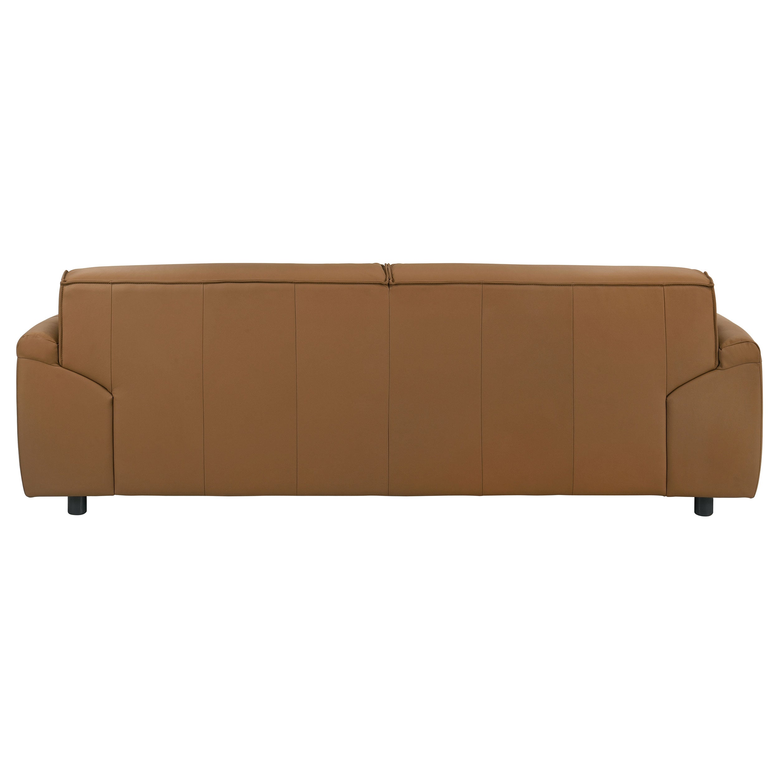 Buxton Top Grain Leather Upholstered Sofa Graphite