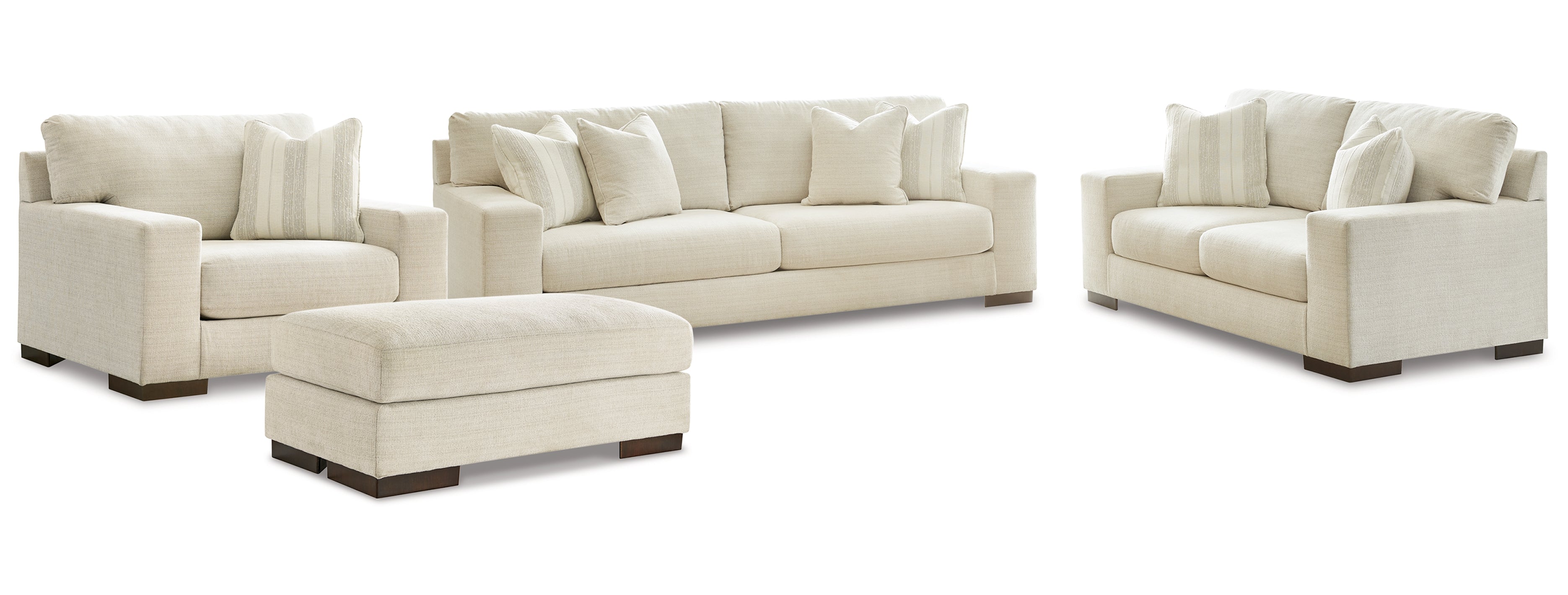 Maggie Sofa, Loveseat, Chair and Ottoman