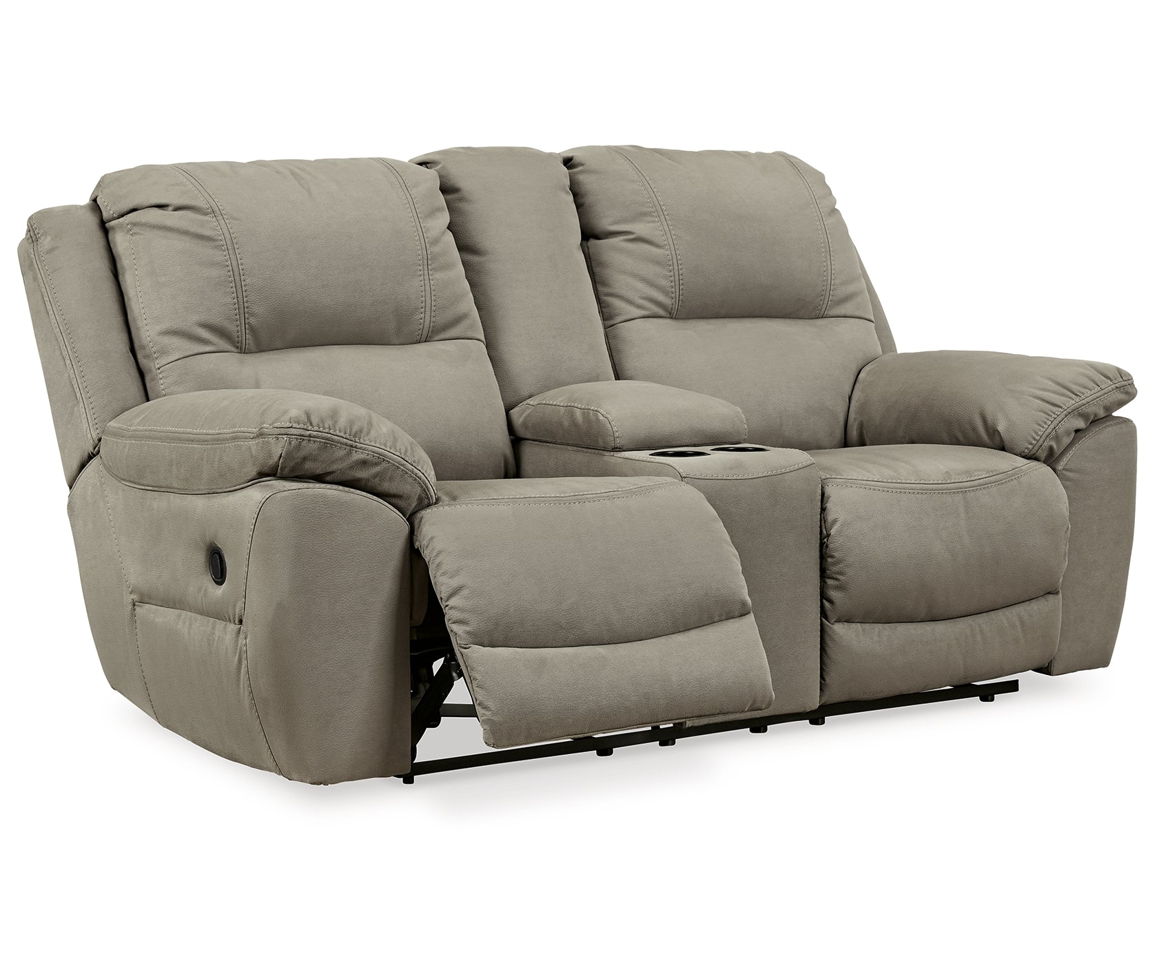 Next-Gen Gaucho DBL Rec Loveseat w/Console - Gray