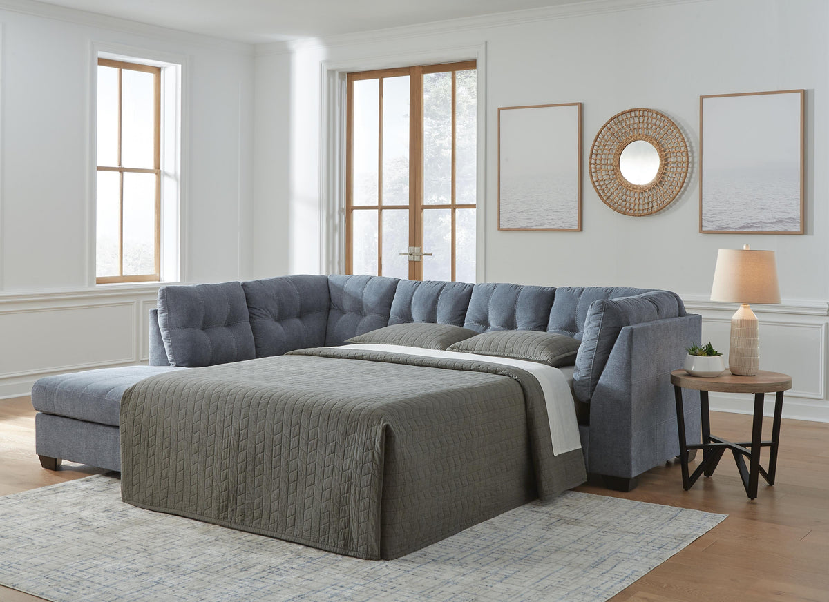 Marleton 2-Piece Sleeper Sectional with Chaise - Left-Arm Chaise