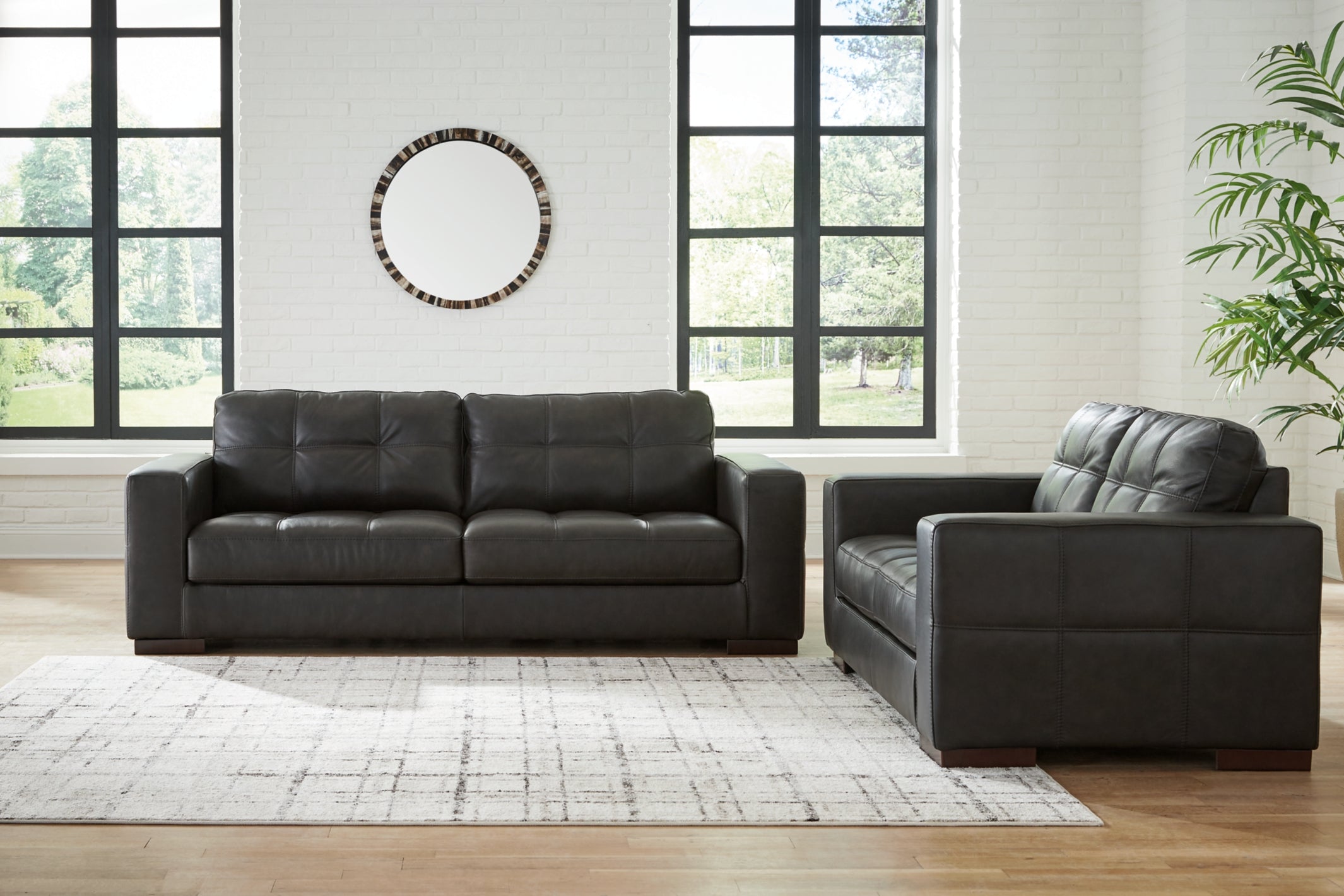 Luigi Sofa and Loveseat - Natural