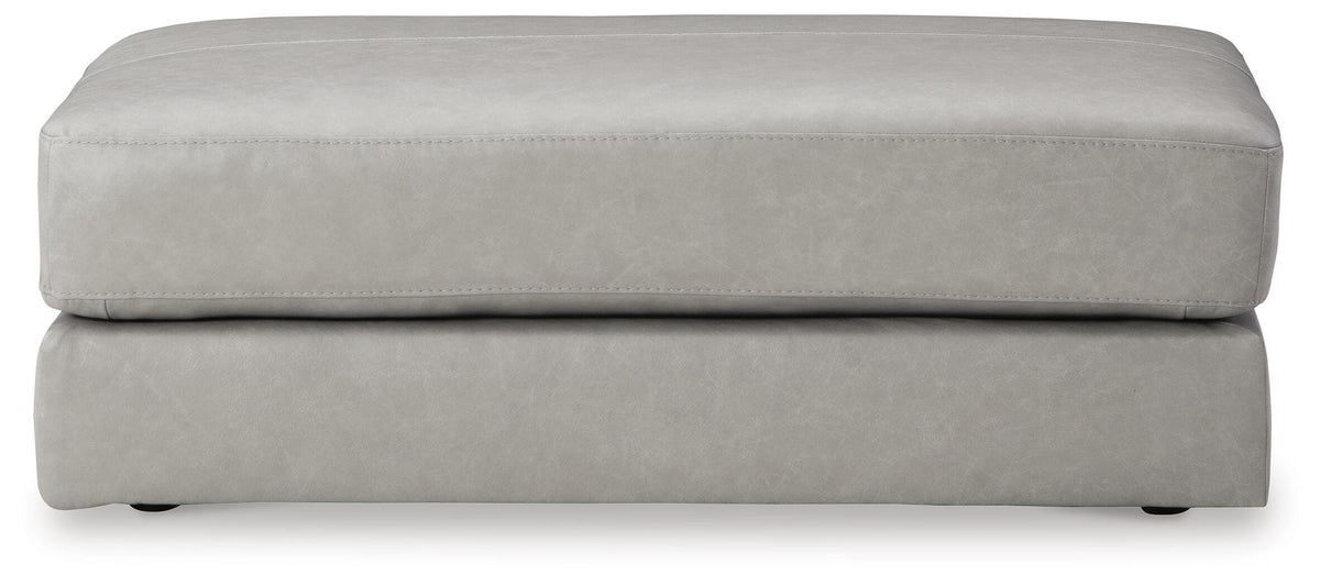 Amiata Oversized Accent Ottoman - Glacier