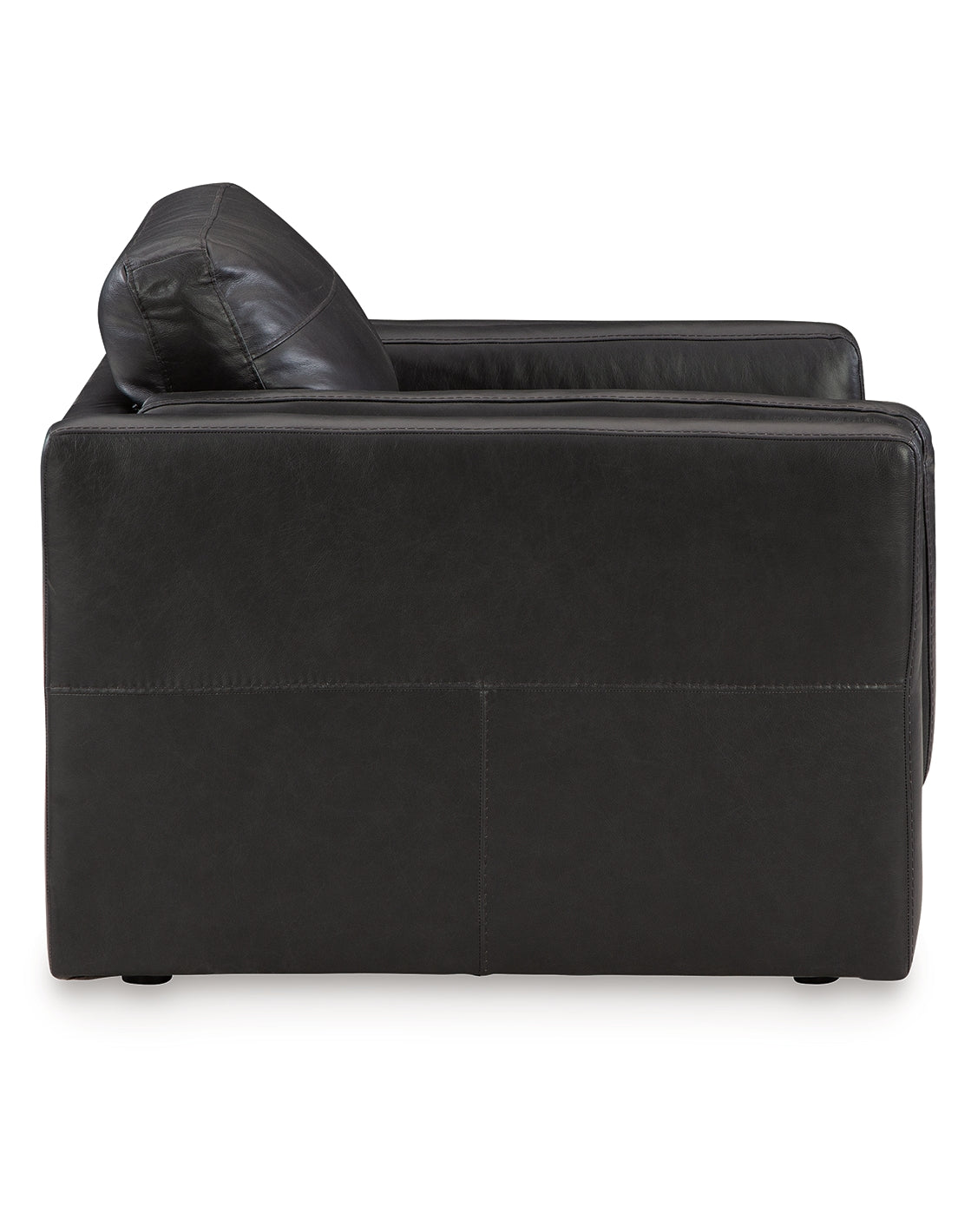 Amiata Chair and Ottoman - Natural