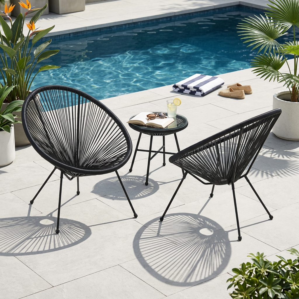 ANSON CHAIR (SET OF 2) - BLACK