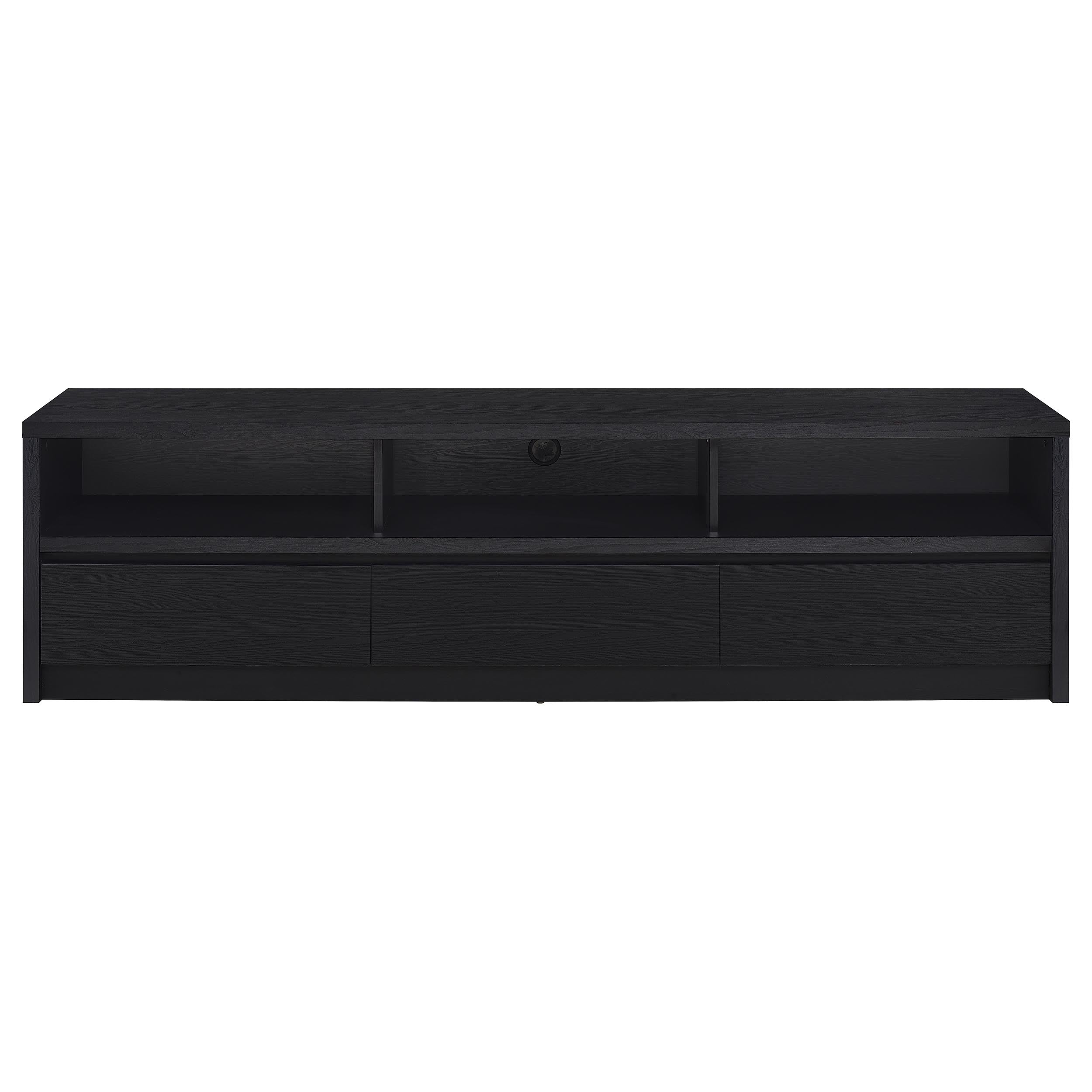 Rutland 3-drawer TV Stand Media Console Black
