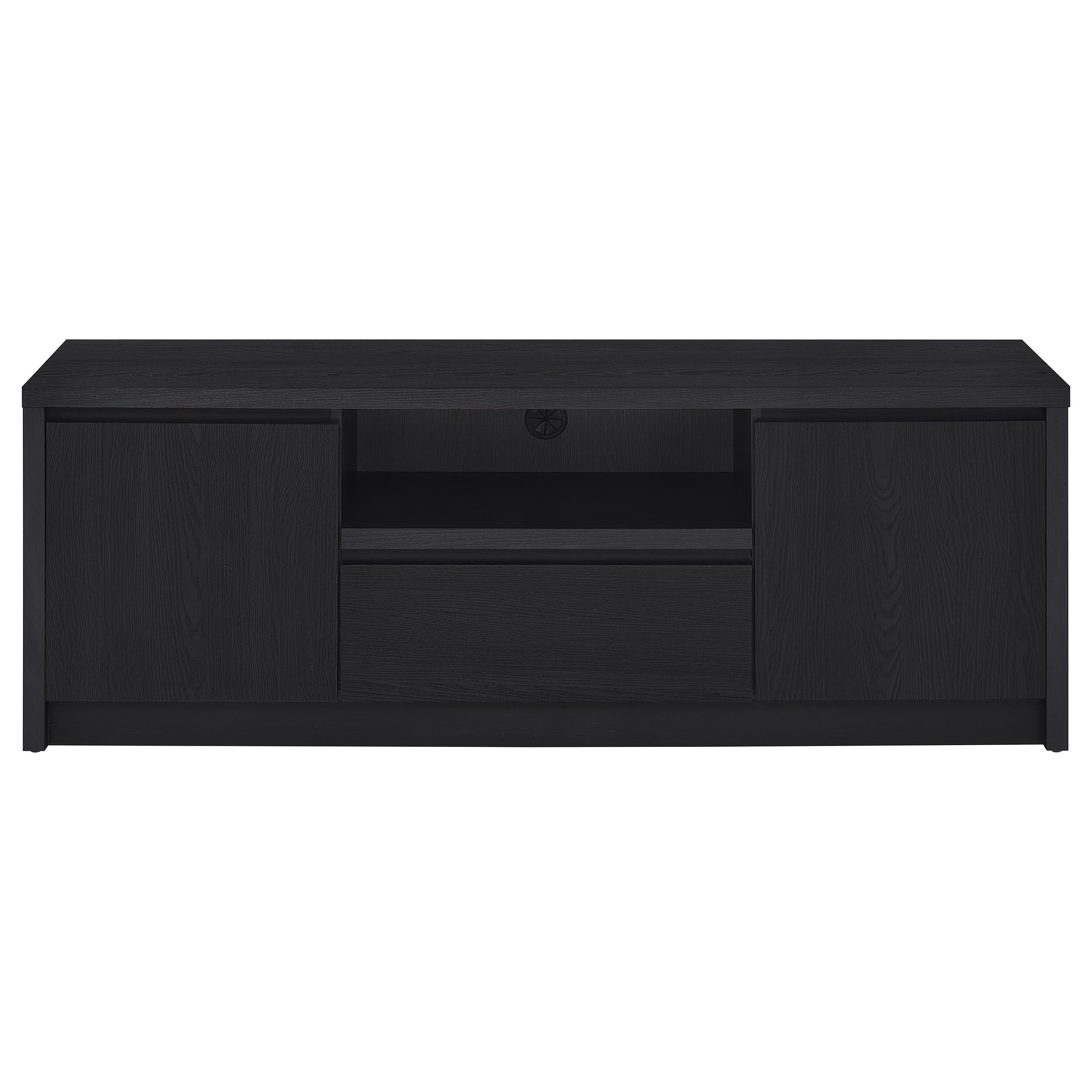 Winfield 60-inch 2-door TV Stand Media Console Black