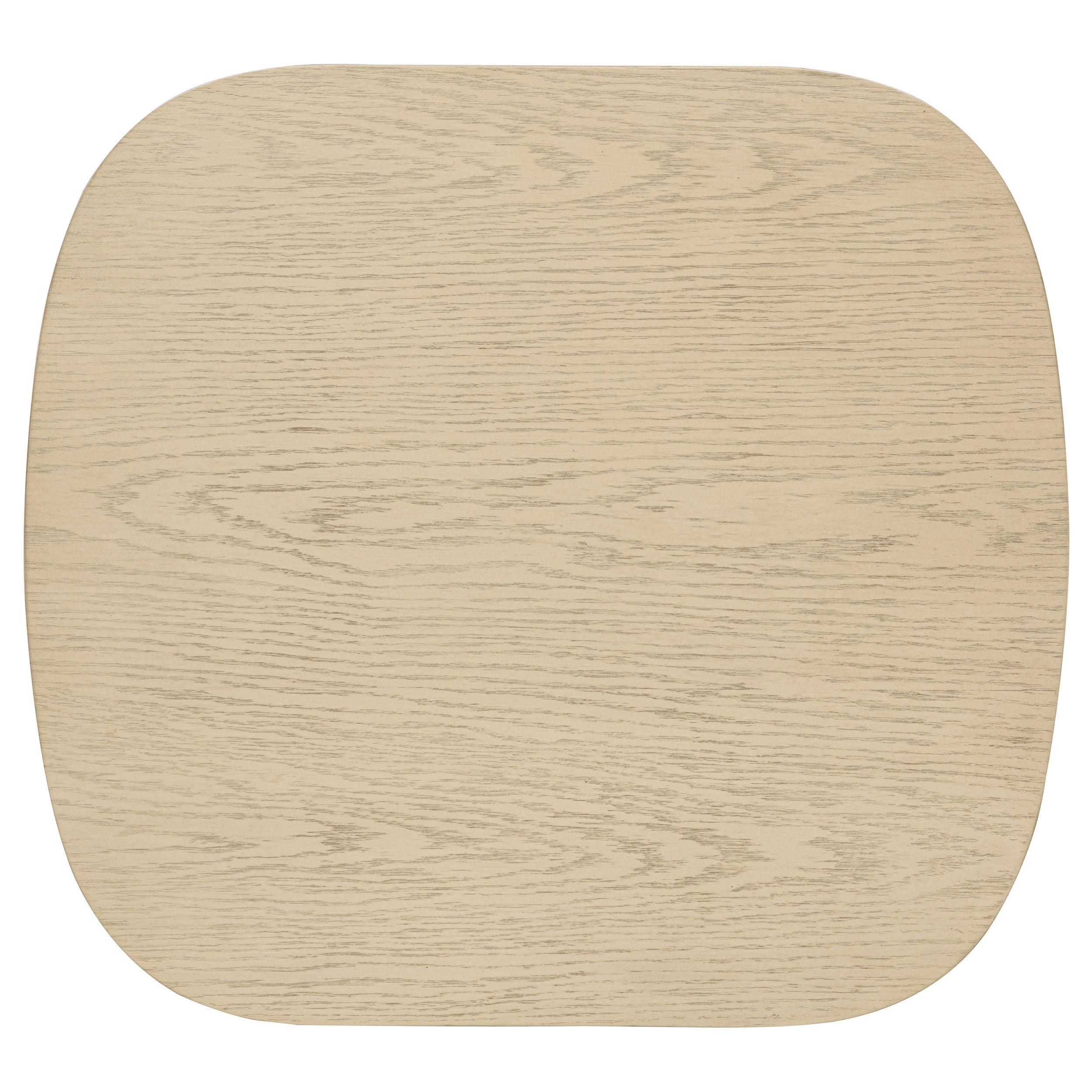 Kailani Coastal Square End Side Table with Shelf Beige Oak