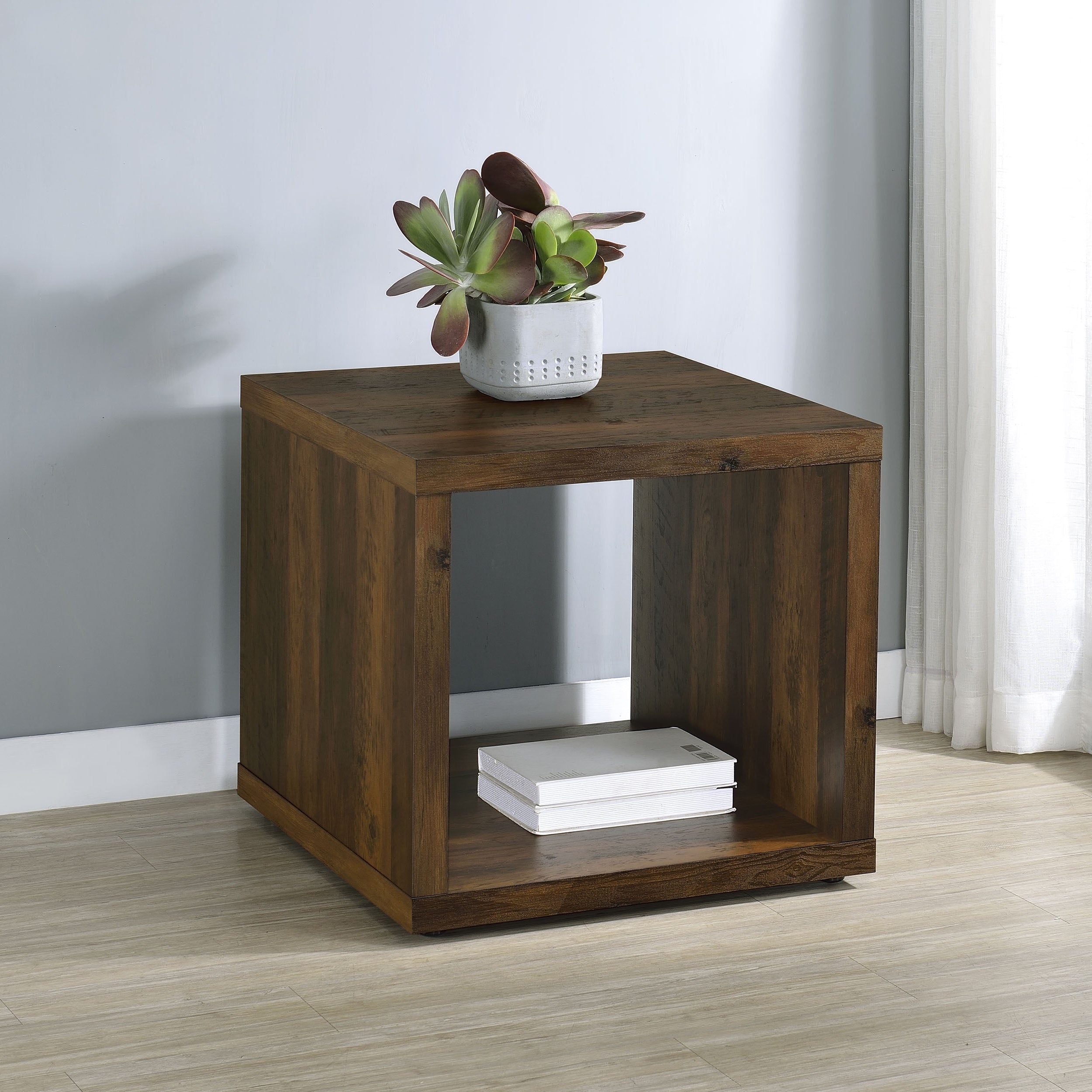 Frisco Square Engineered Wood Side End Table