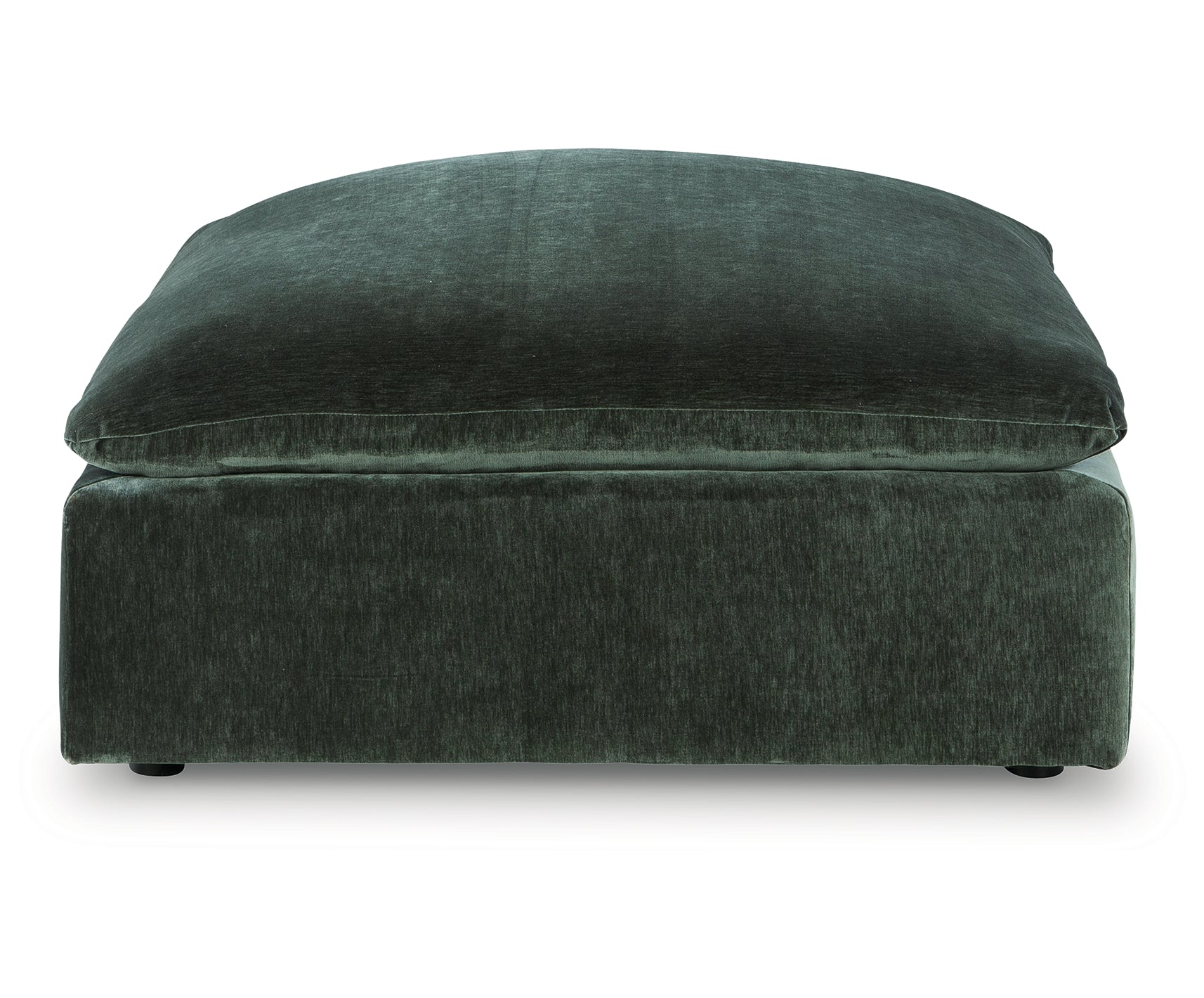 Carriage View Oversized Accent Ottoman - Green