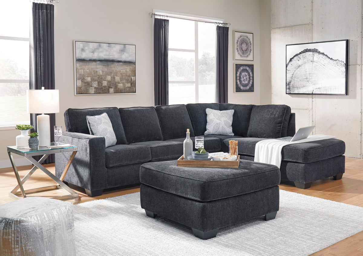 Altari 2-Piece Sleeper Sectional with Chaise - Right-Arm Chaise