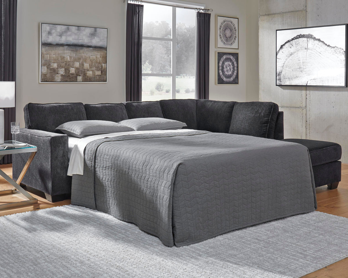 Altari 2-Piece Sleeper Sectional with Chaise - Right-Arm Chaise