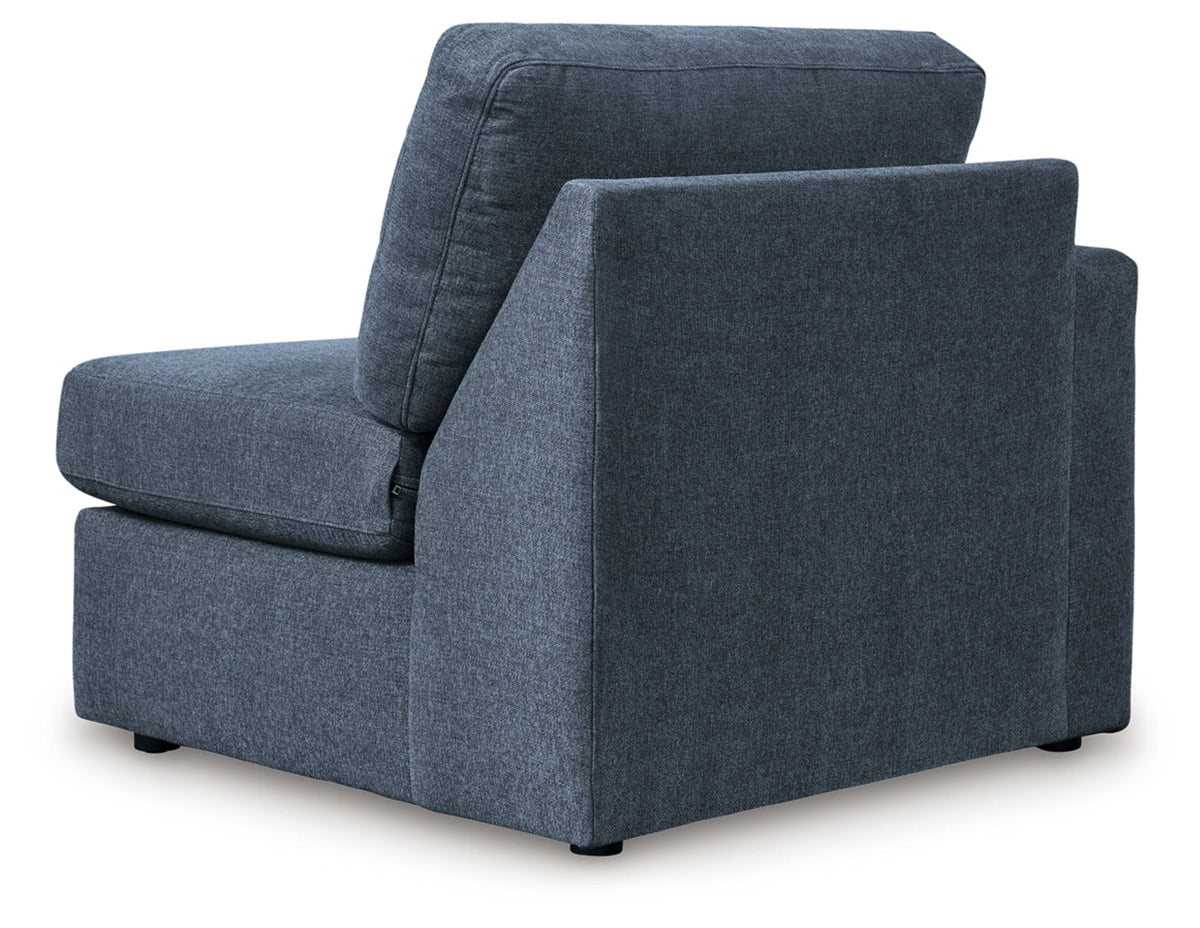 Modmax 4-Piece Sectional - Ink, 3 Armless Chairs, Wedge