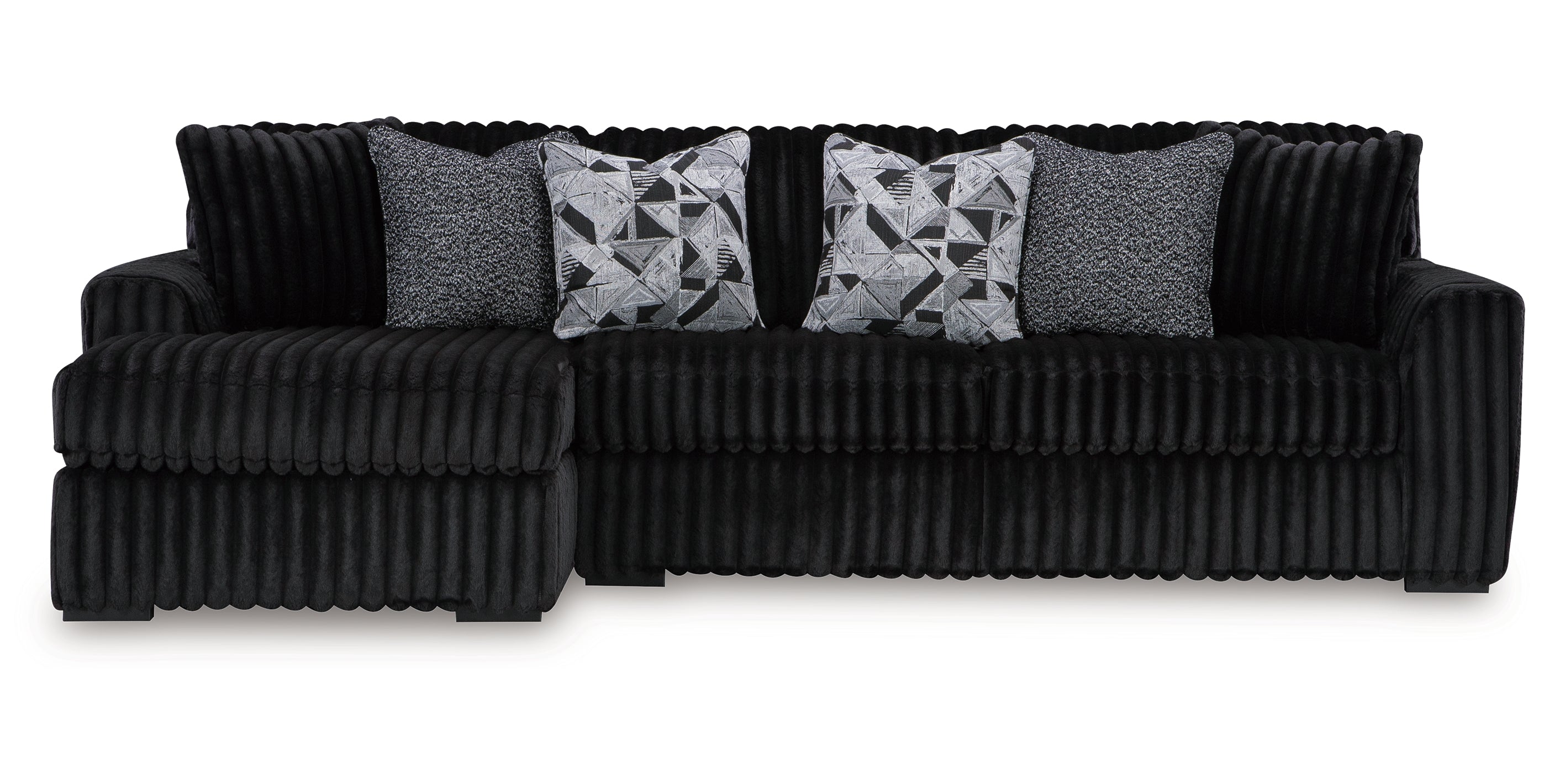 Midnight-Madness 2-Piece Sectional Sofa with Left Chaise