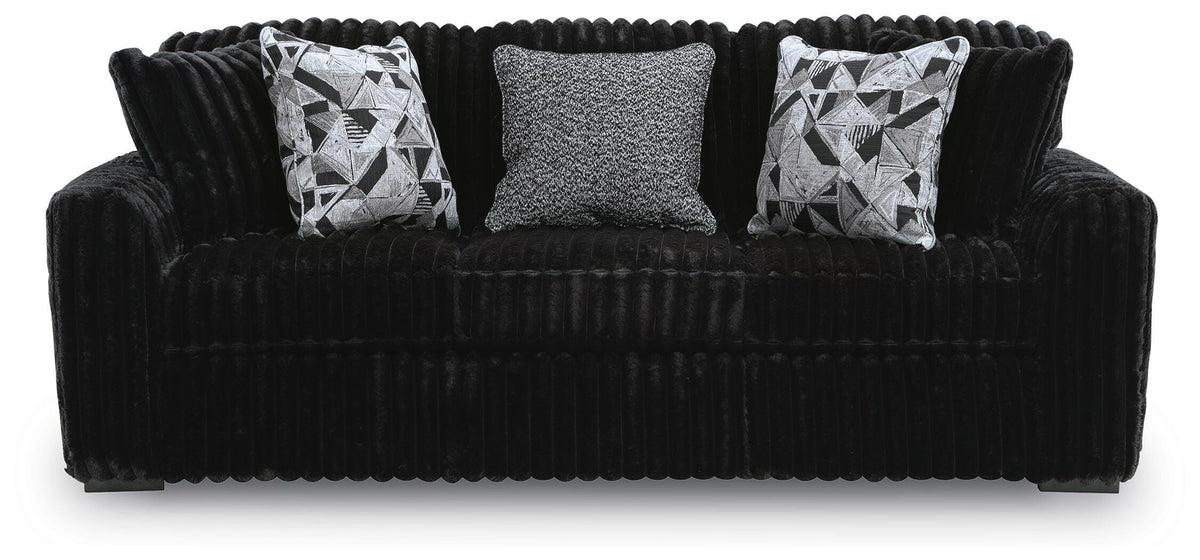 Midnight-Madness Sofa - Onyx