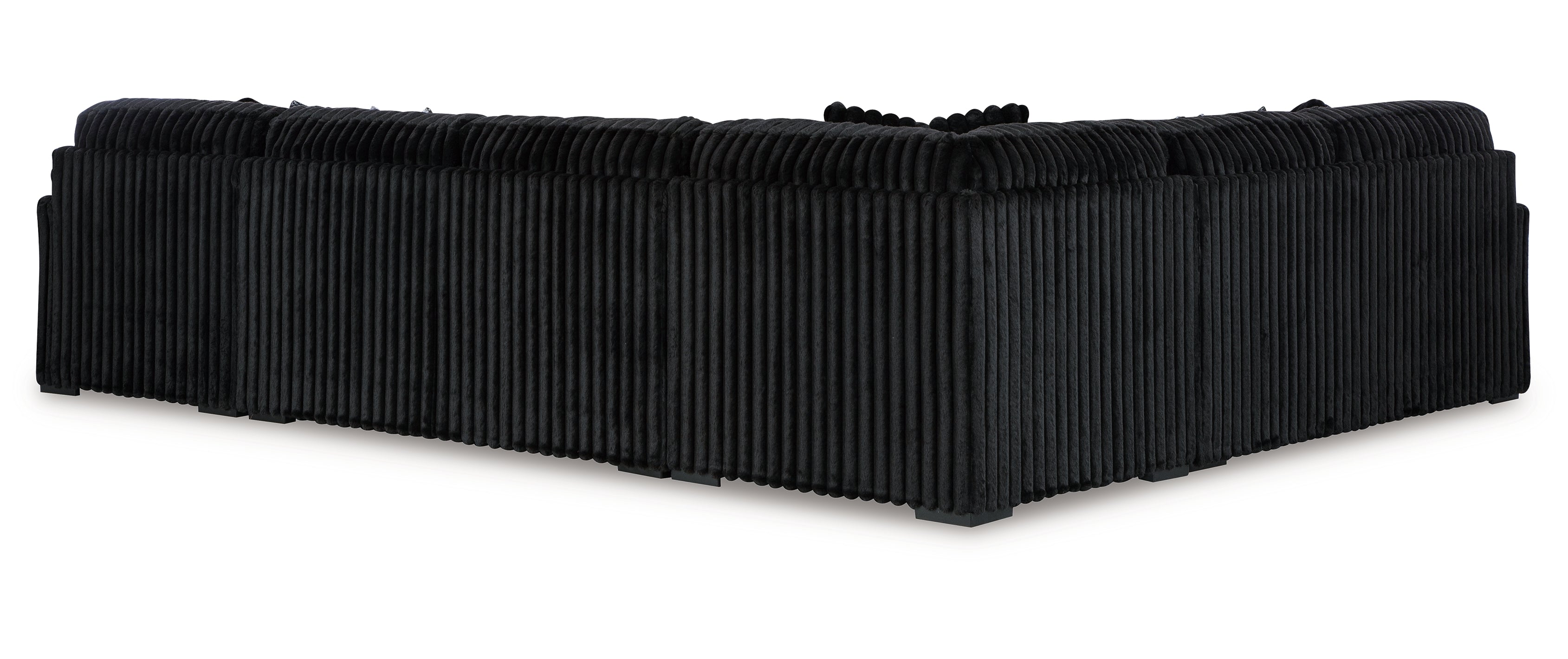 Midnight-Madness 4-Piece Sectional with Right Chaise