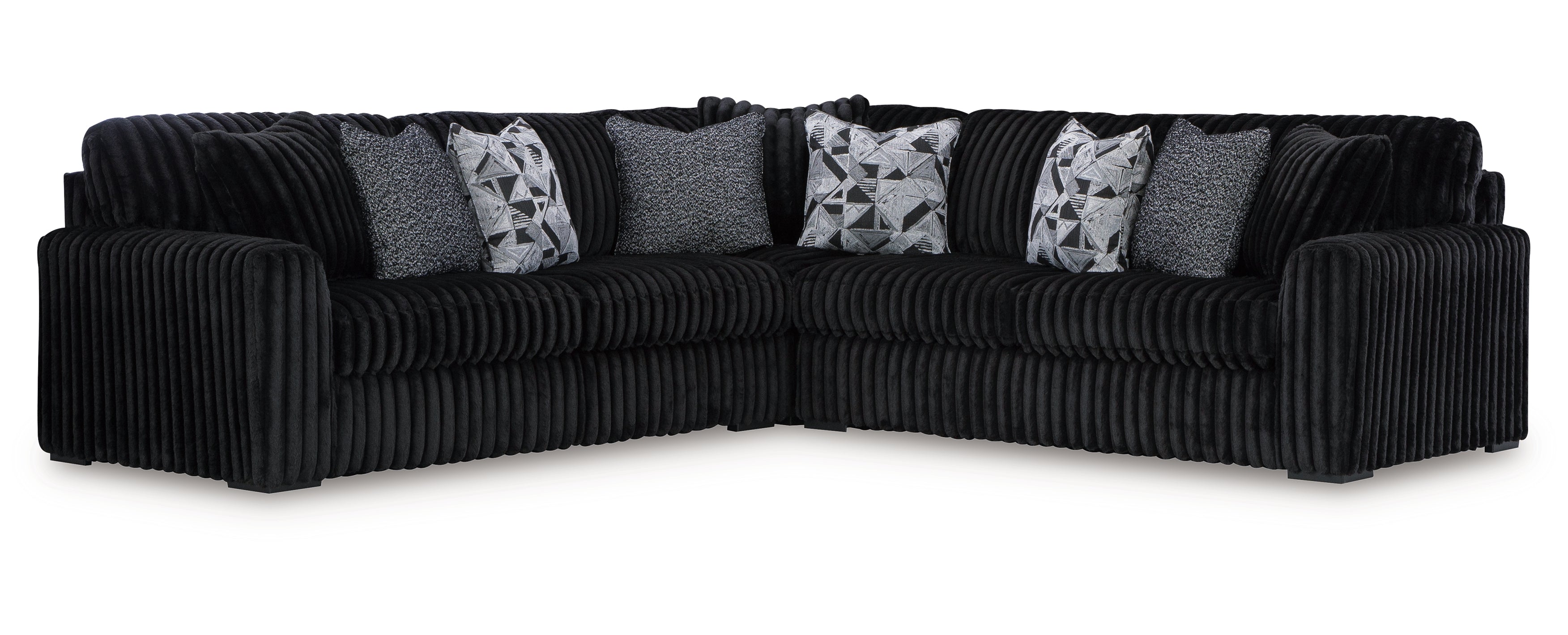 Midnight-Madness 3-Piece Sectional