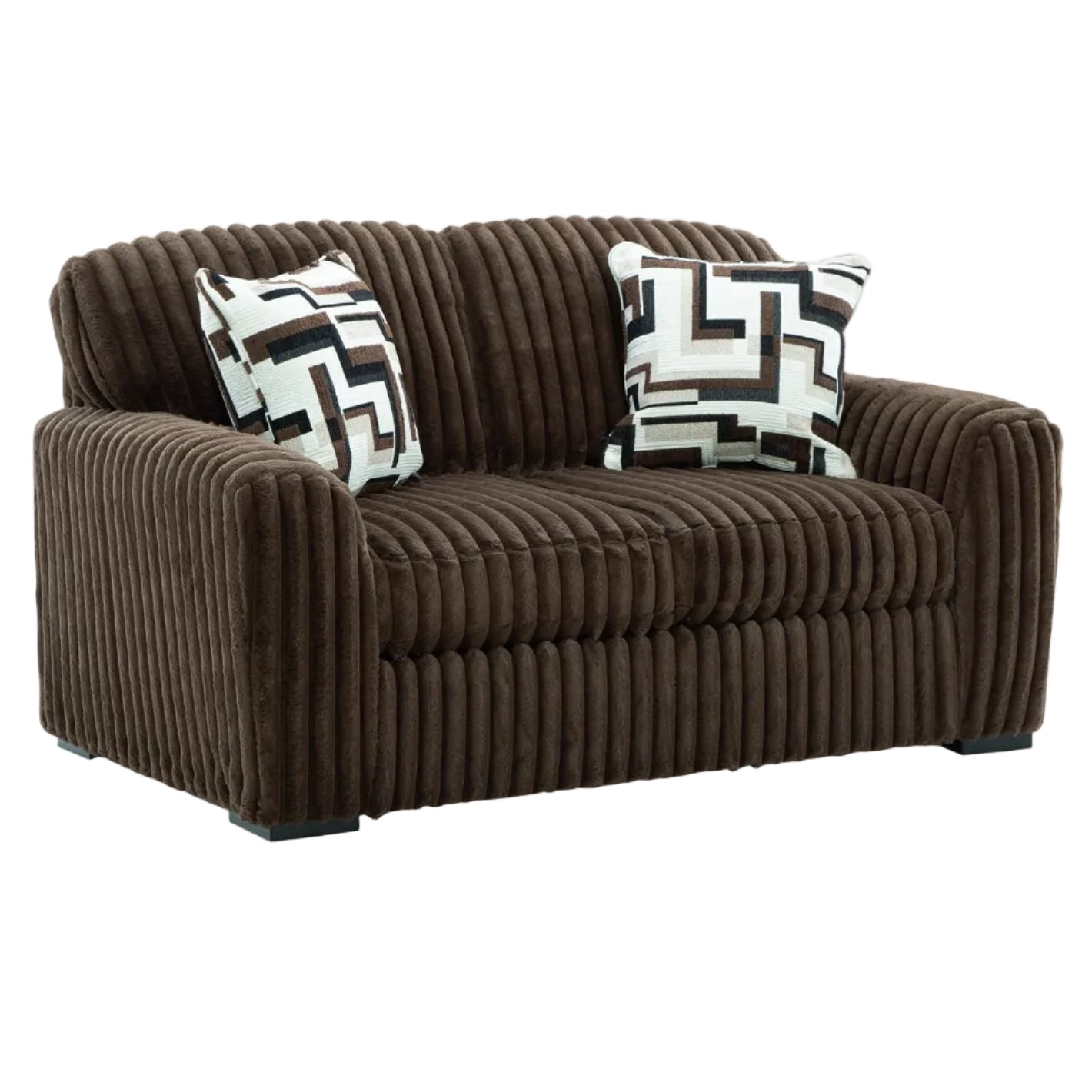 Midnight-Madness Loveseat - Brown