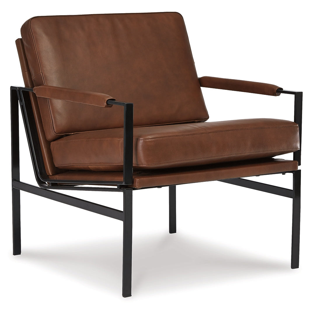Puckman Accent Chair - Brown