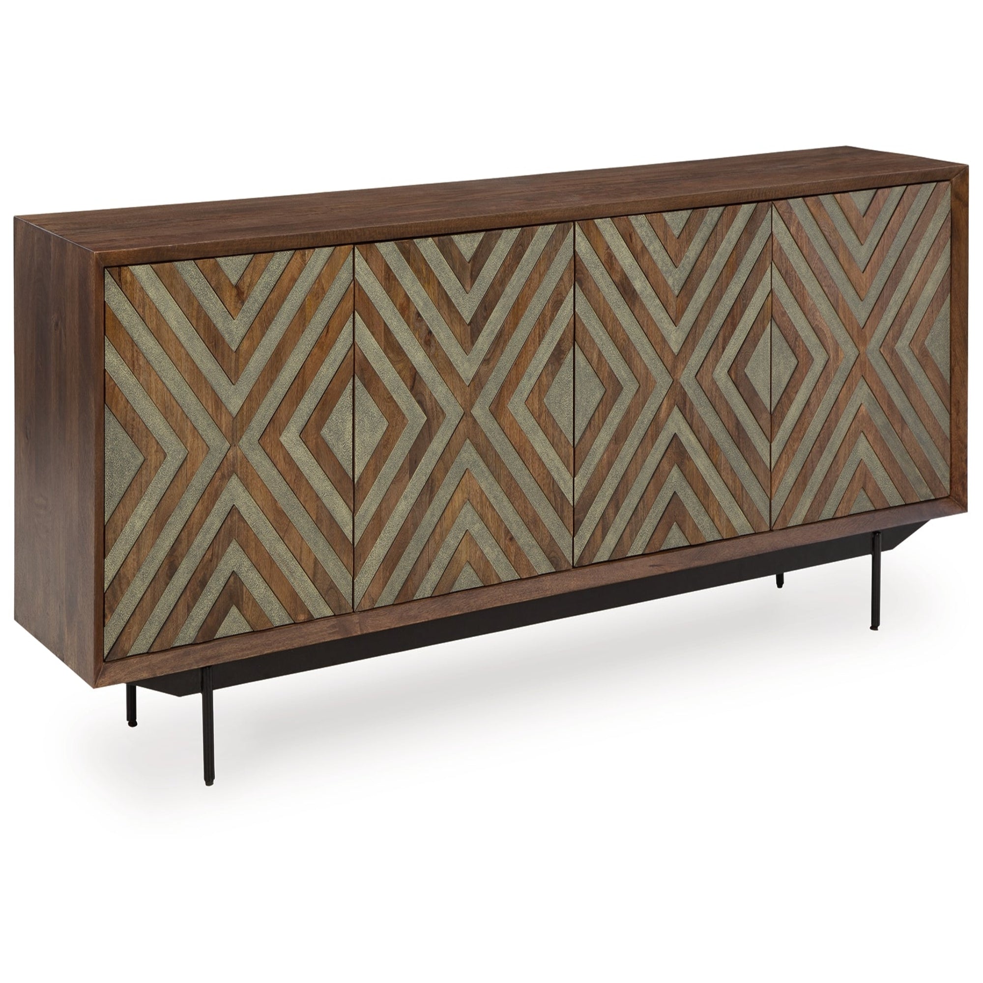 Dreggan Accent Cabinet - Brown