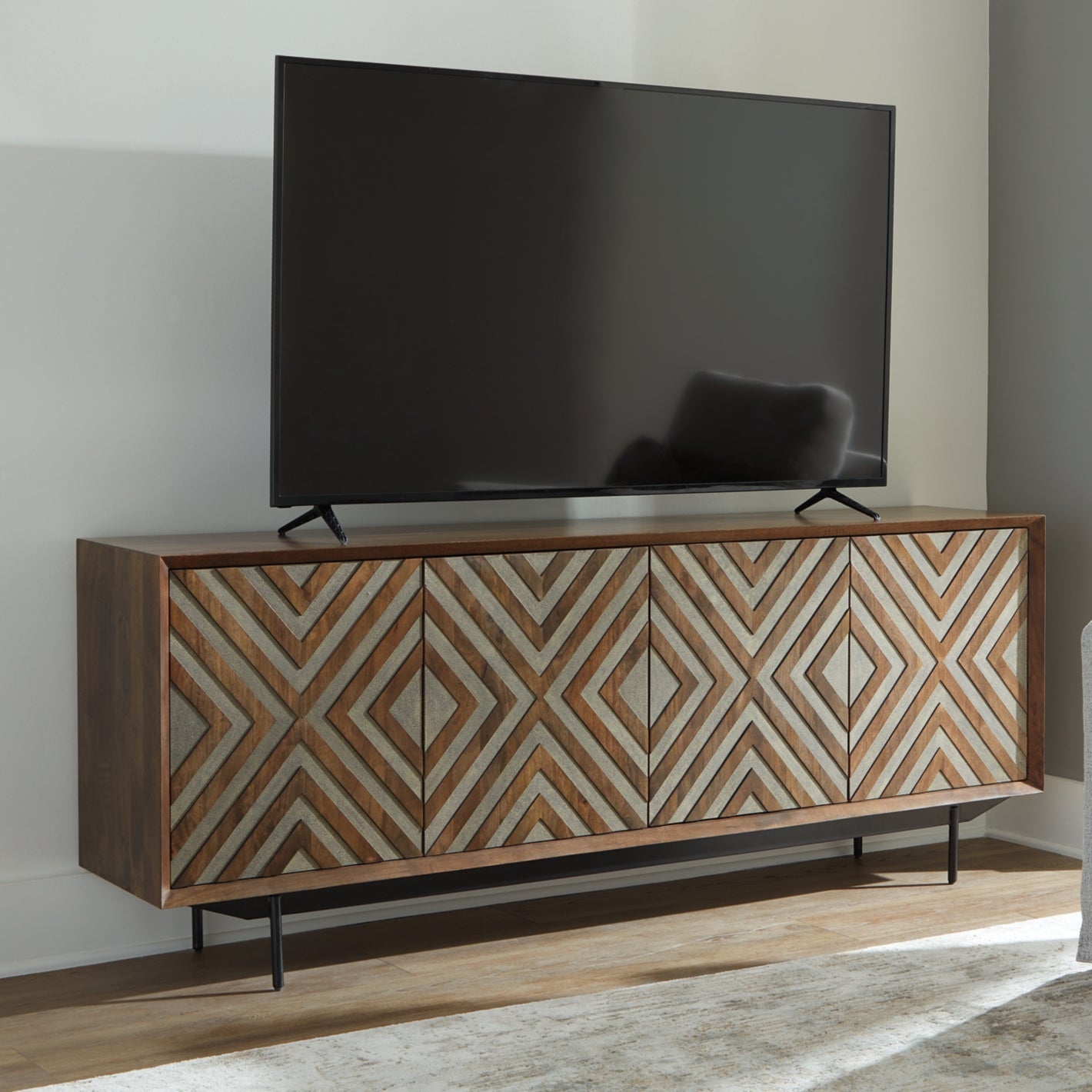 Dreggan Accent Cabinet - Brown