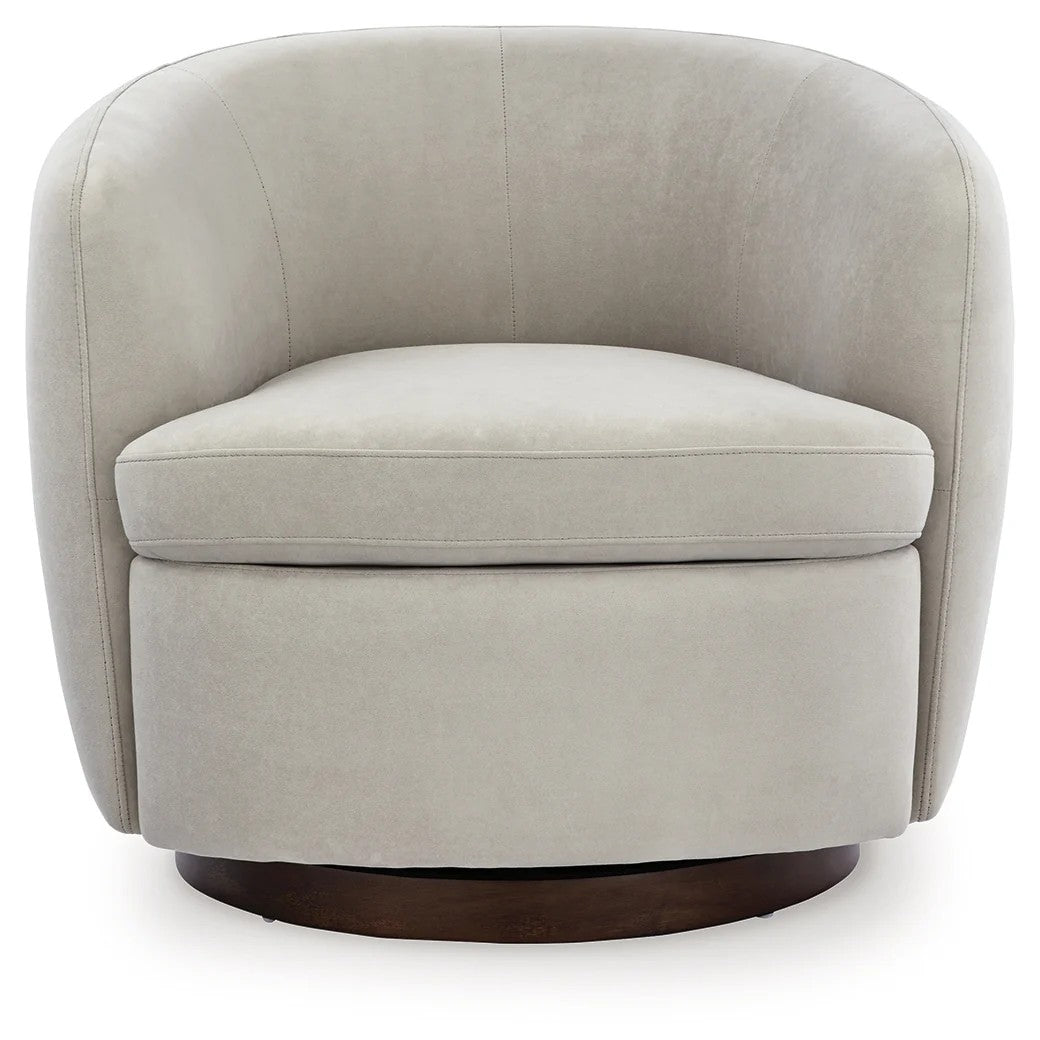 Annbury Swivel Accent Chair - Sand